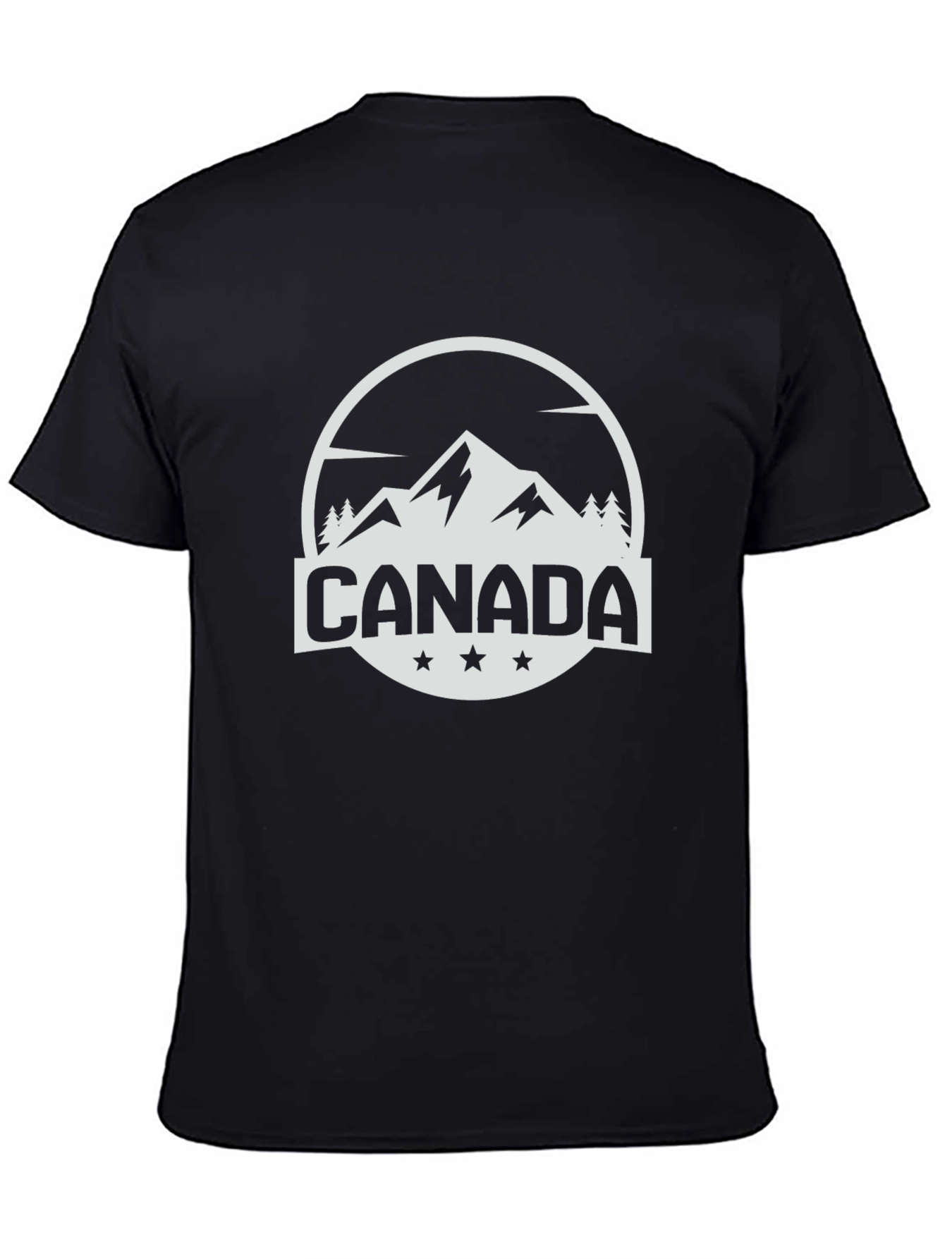 Canada Mountain Graphic Tee - Black