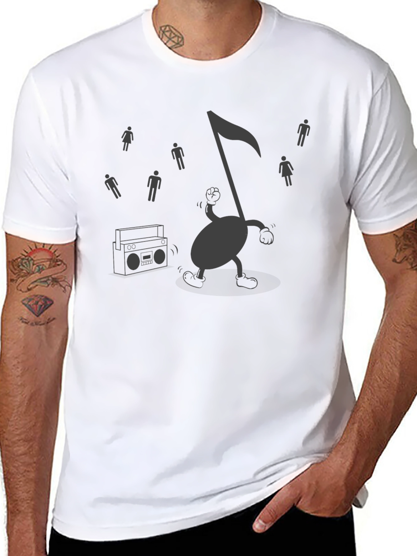 Groovy Music Note T-Shirt