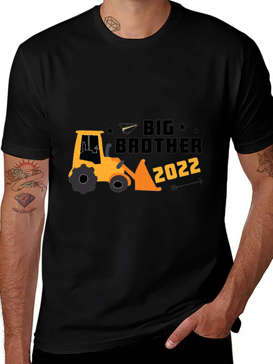 Big Brother 2022 Tractor Tee - Black Crew Neck T-Shirt