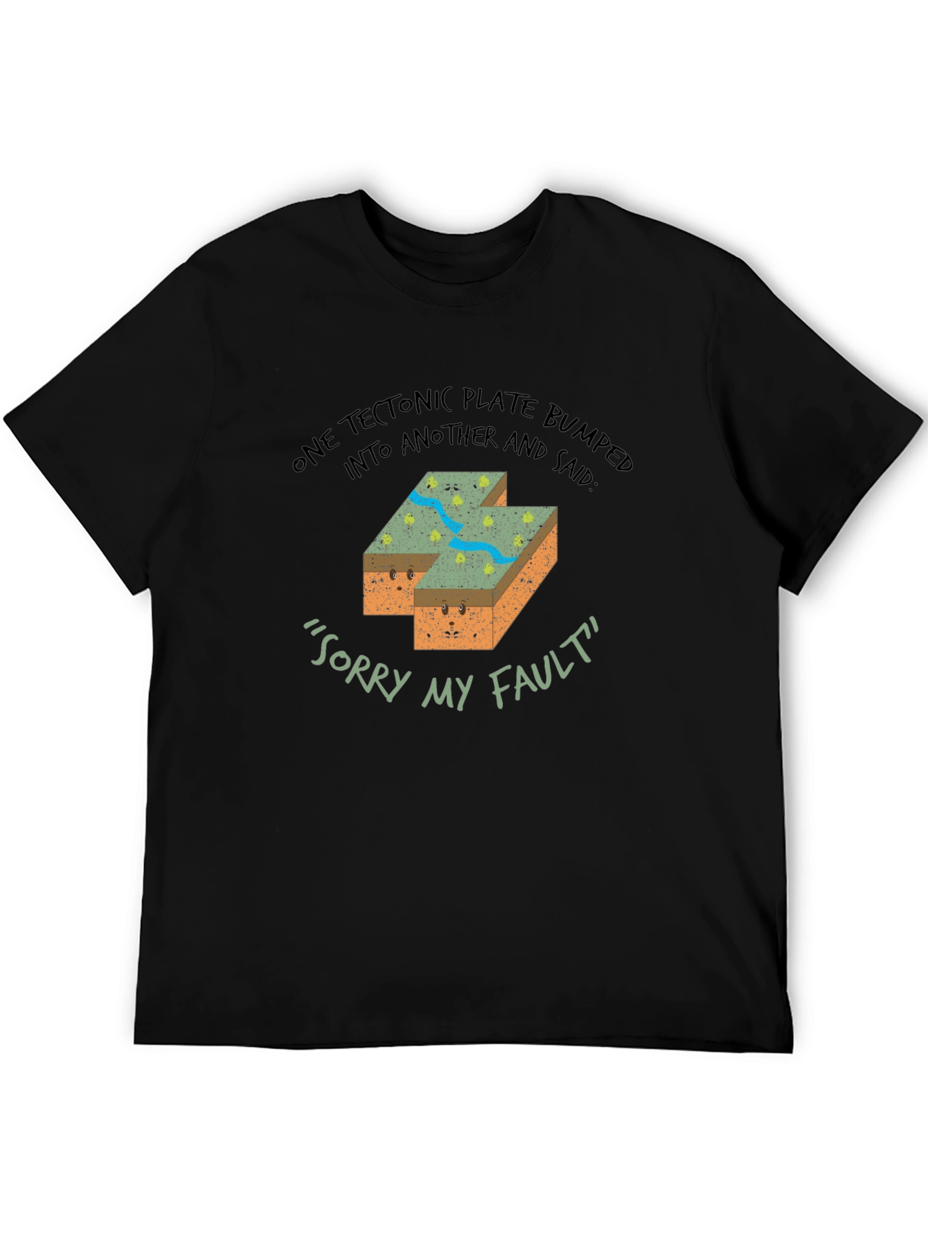 Funny Geology Tectonic Plate Fault T-Shirt