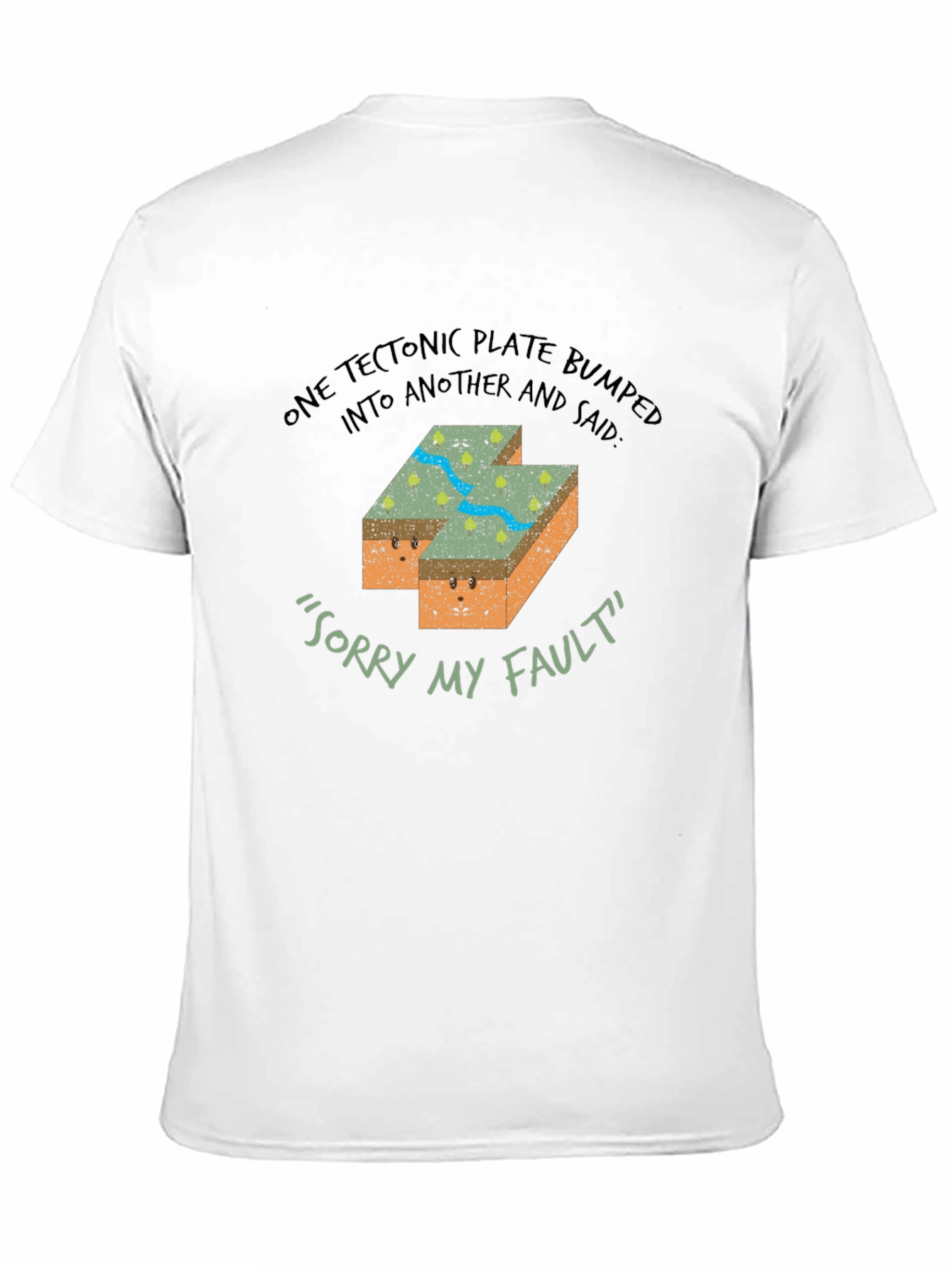 Funny Geology Tectonic Plate Fault T-Shirt
