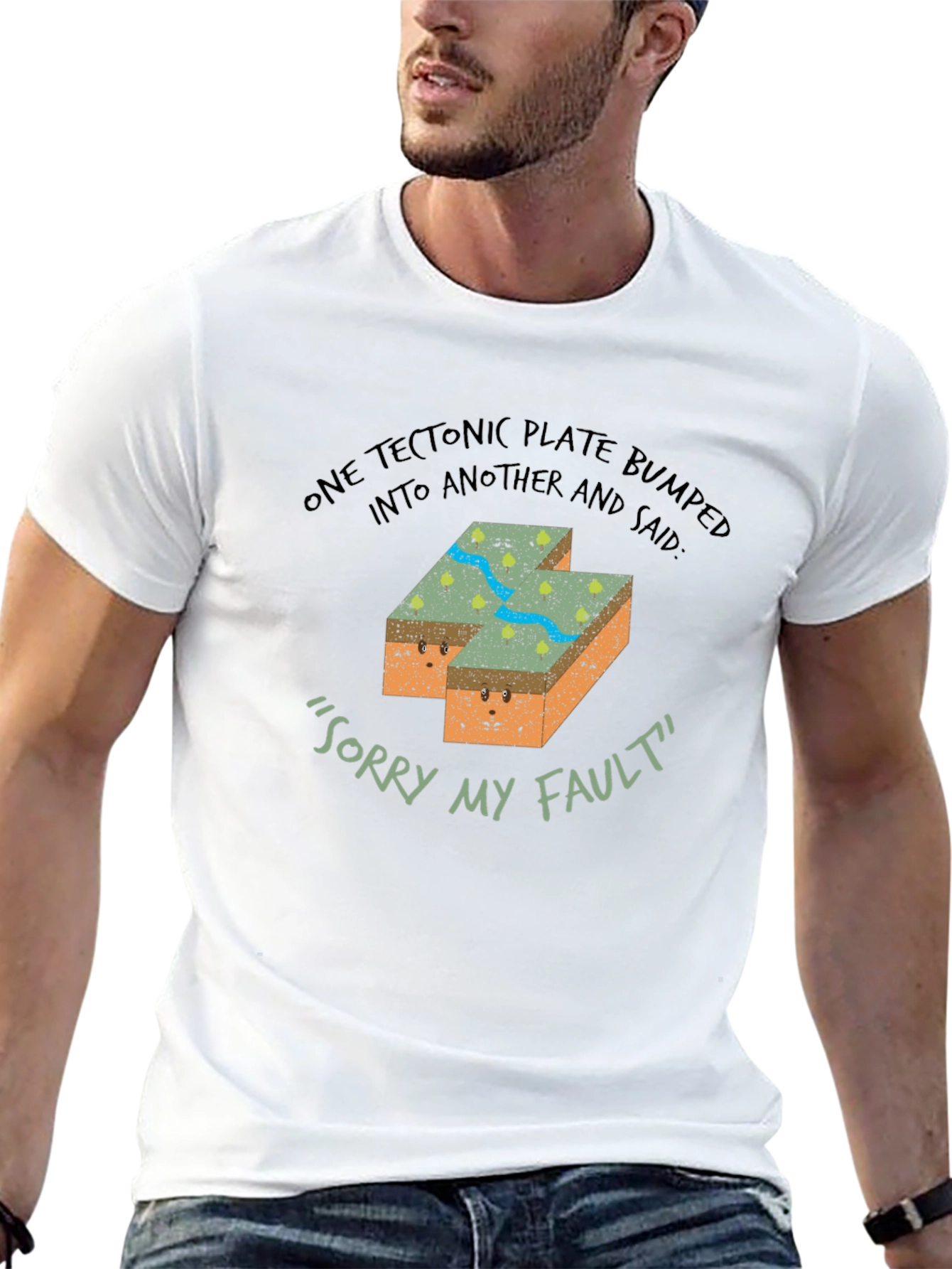 Funny Geology Tectonic Plate Fault T-Shirt