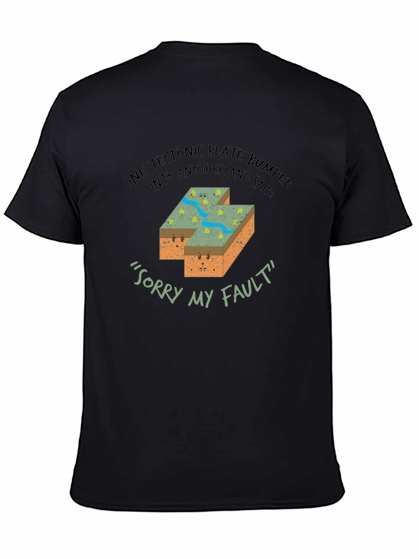 Funny Geology Tectonic Plate Fault T-Shirt
