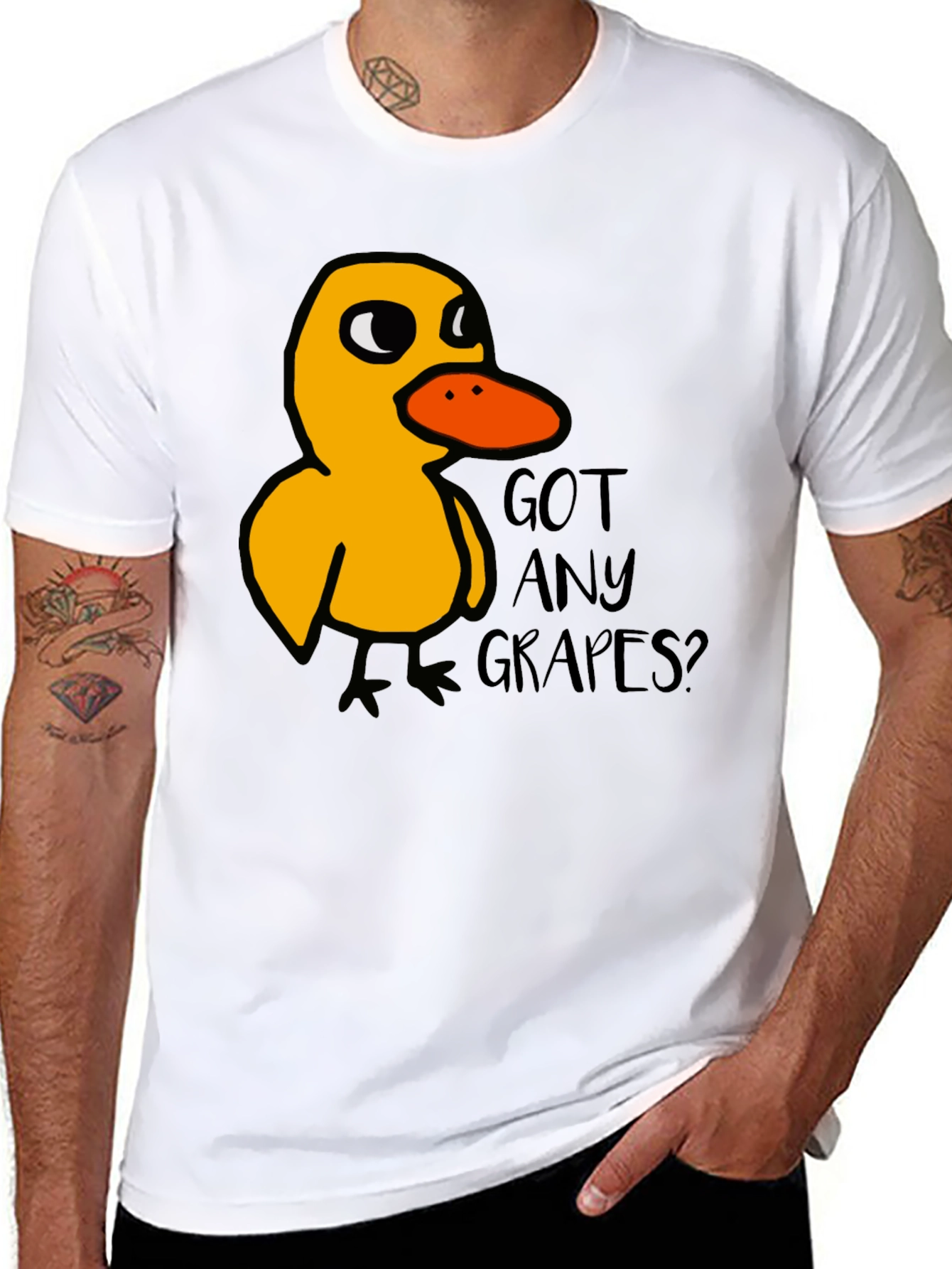 Got Any Grapes Duck T-Shirt Funny Meme Tee