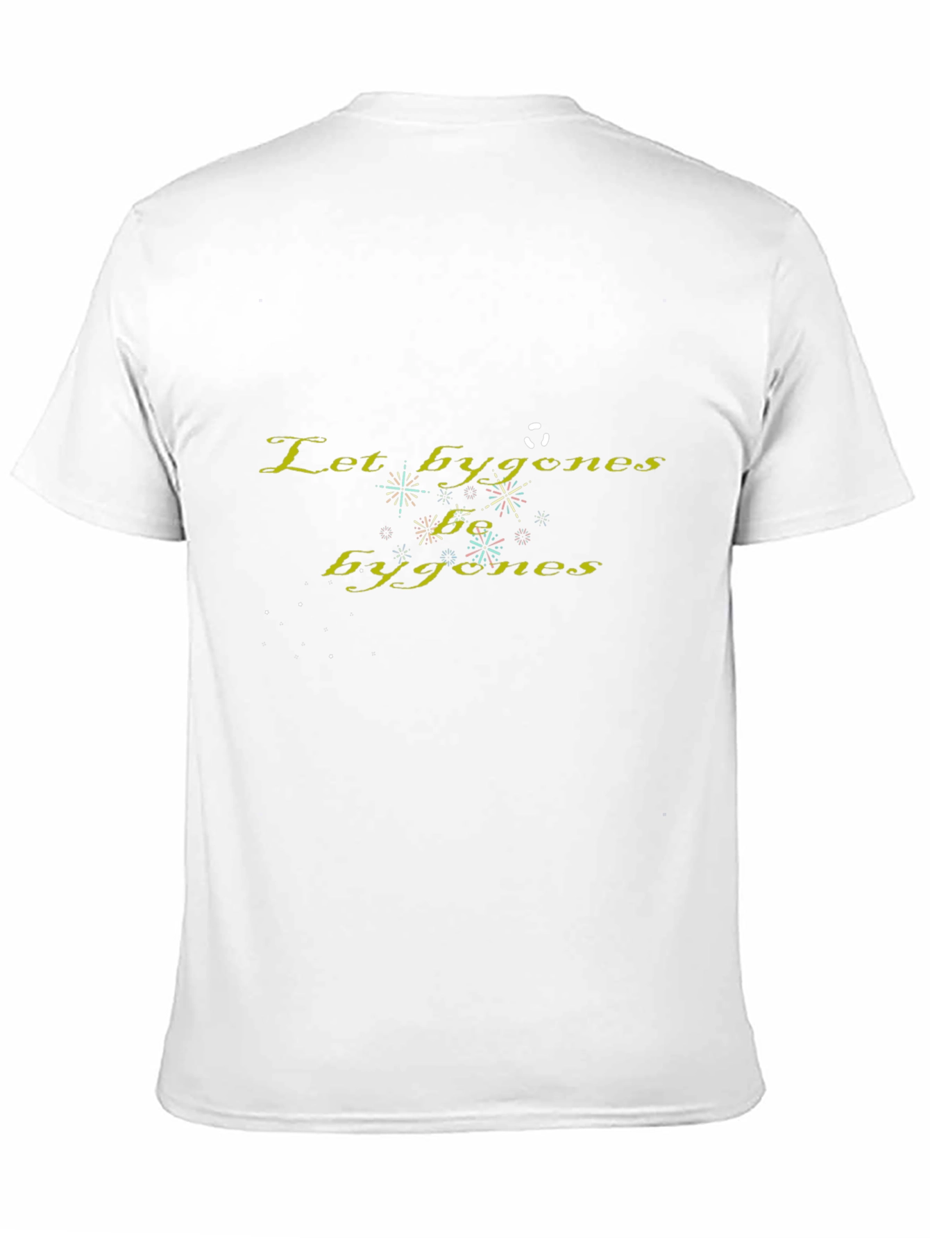 Let Bygones Be Bygones Black Graphic Tee