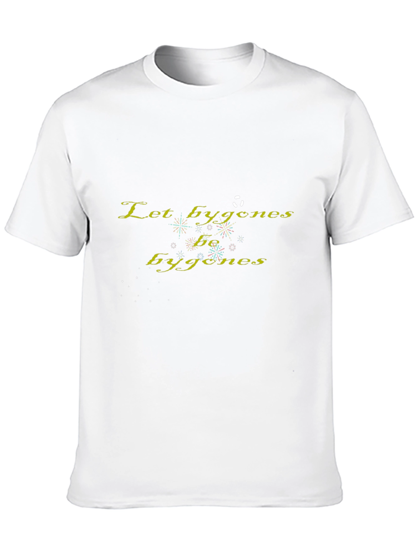 Let Bygones Be Bygones Black Graphic Tee