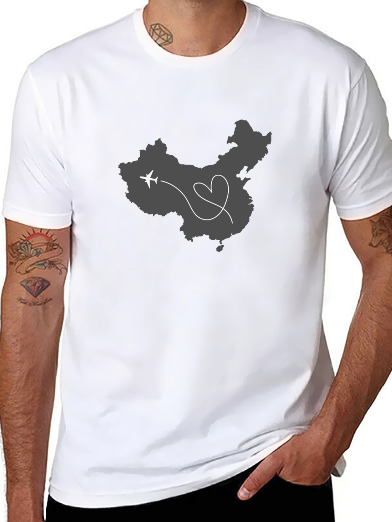 Love China Graphic T-Shirt - Travel Souvenir Tee