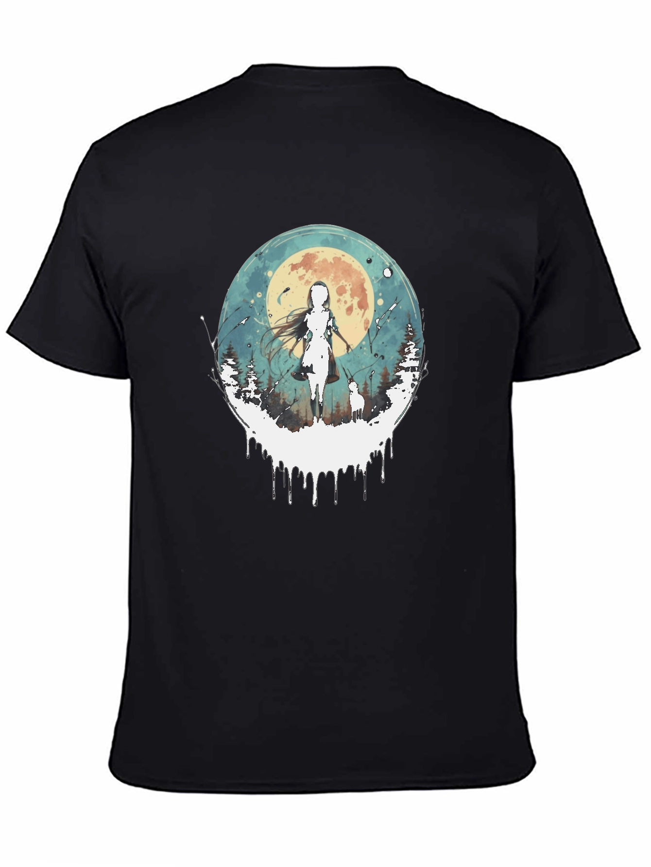 Anime Moon T-Shirt - Stylish Graphic Tee