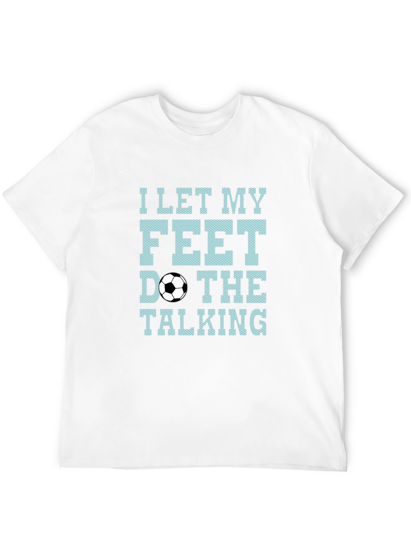 Soccer Feet Talking Graphic T-Shirt
