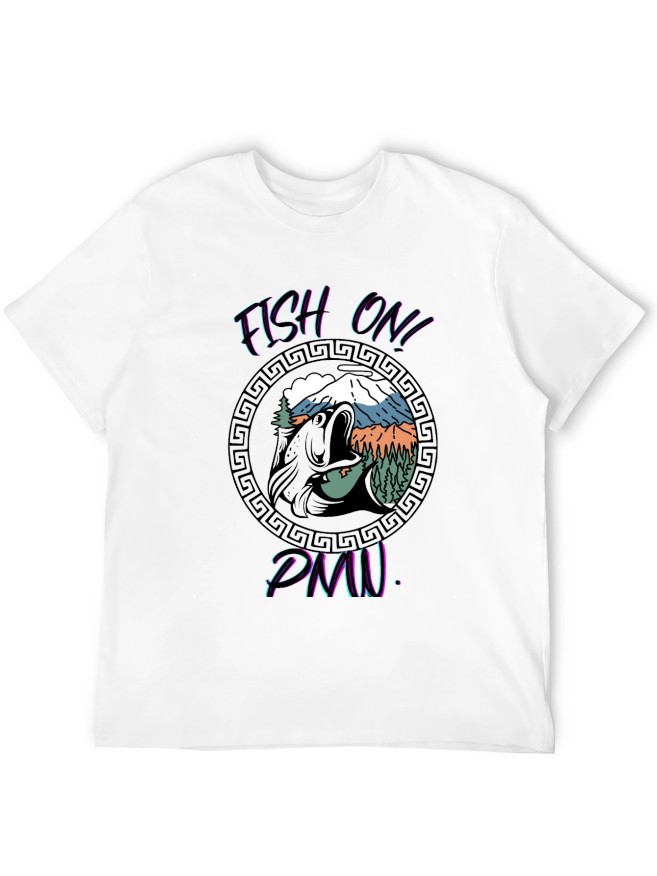 Fish On! Graphic Print T-Shirt