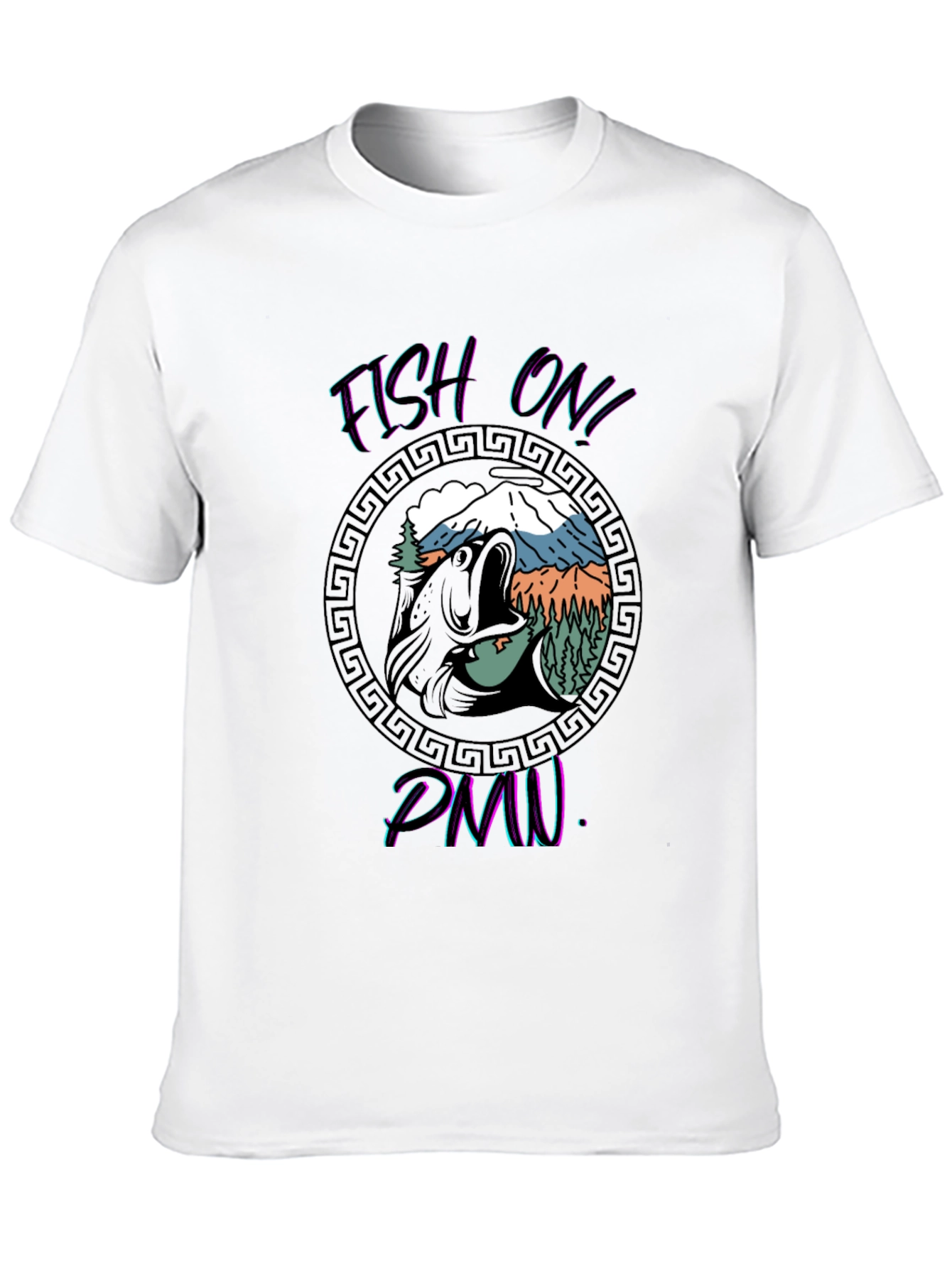 Fish On! Graphic Print T-Shirt