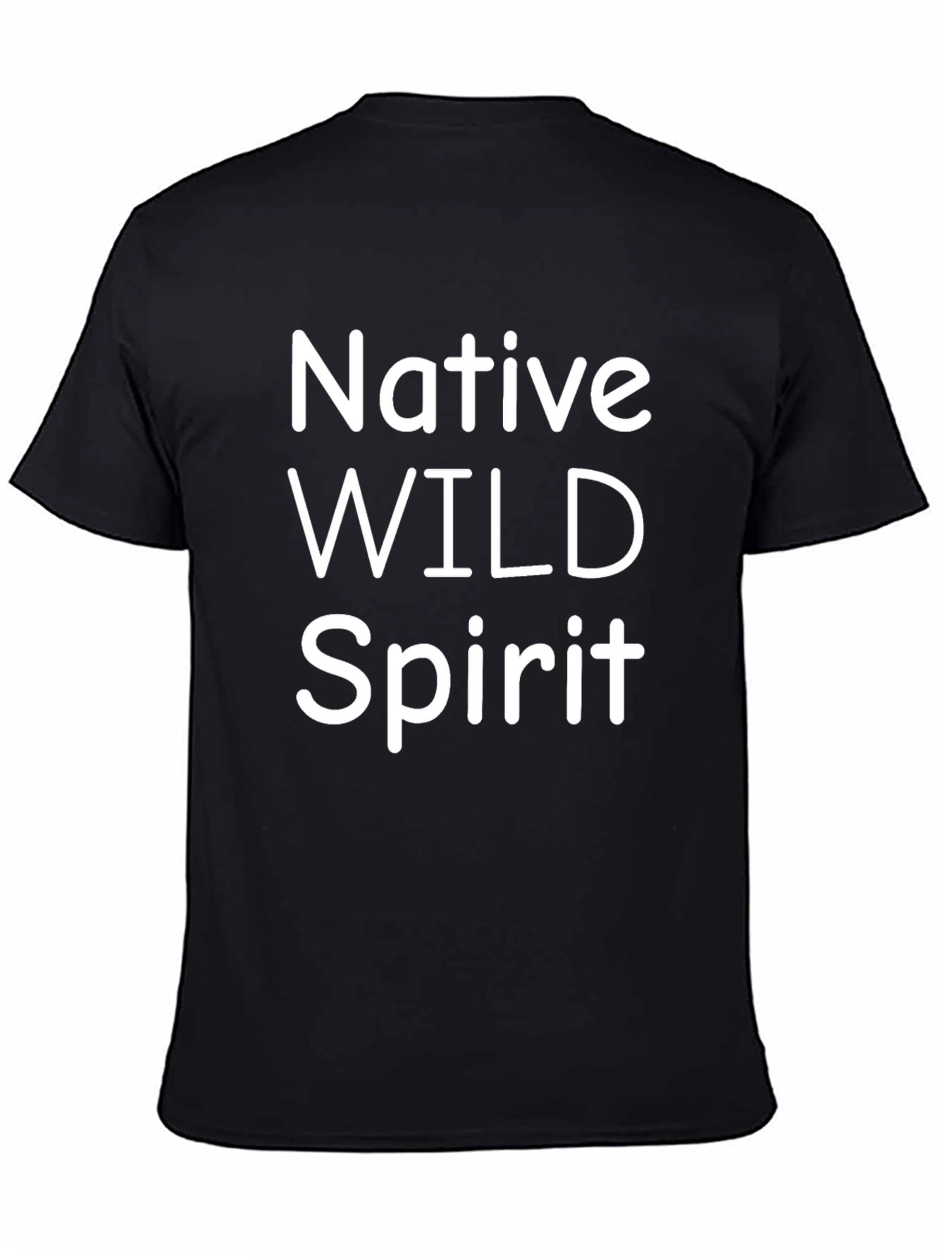 Native WILD Spirit Black T-Shirt