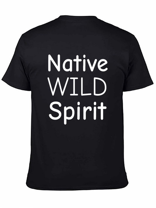 Native WILD Spirit Black T-Shirt
