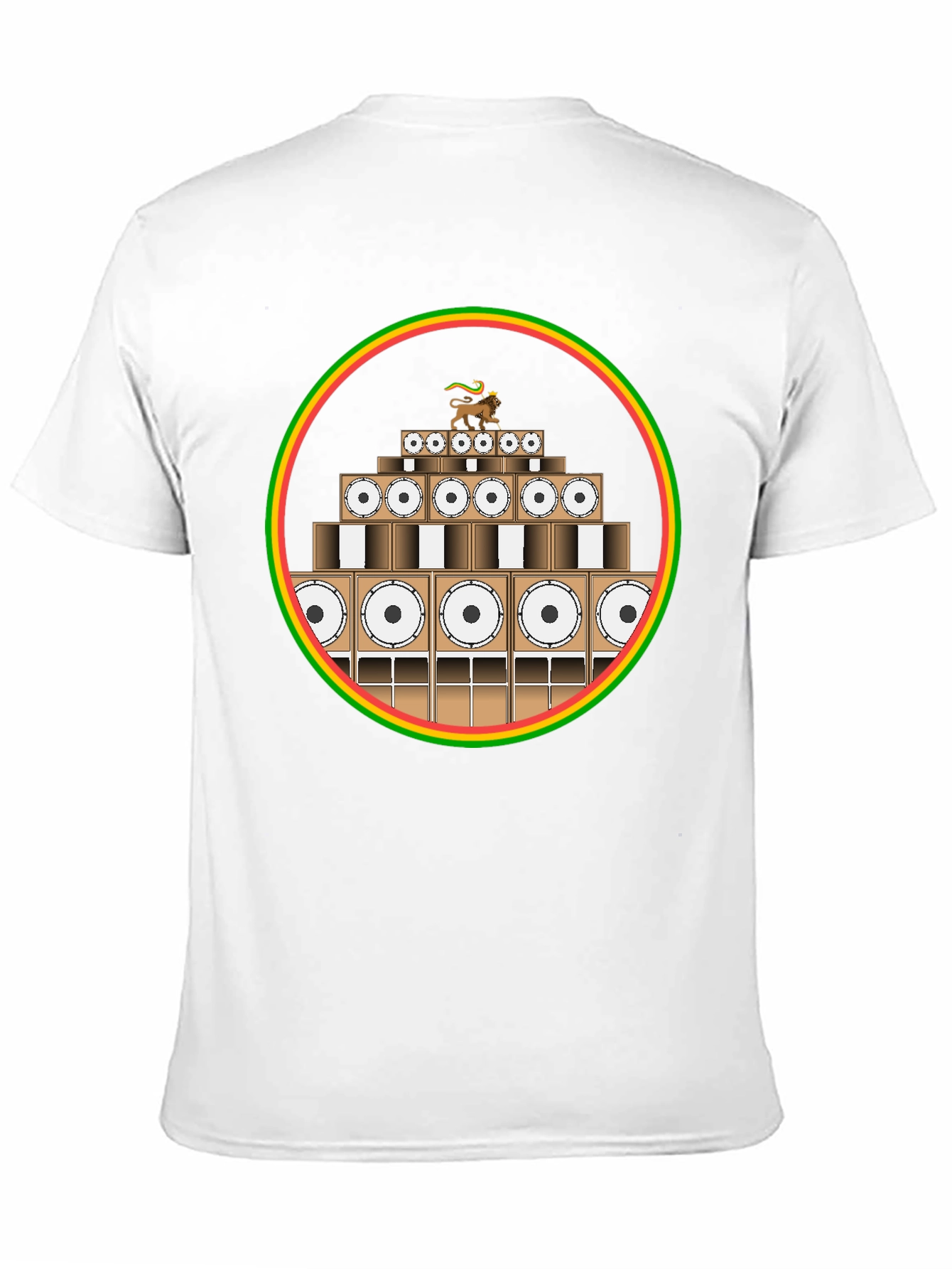 Rasta Sound System Black T-Shirt