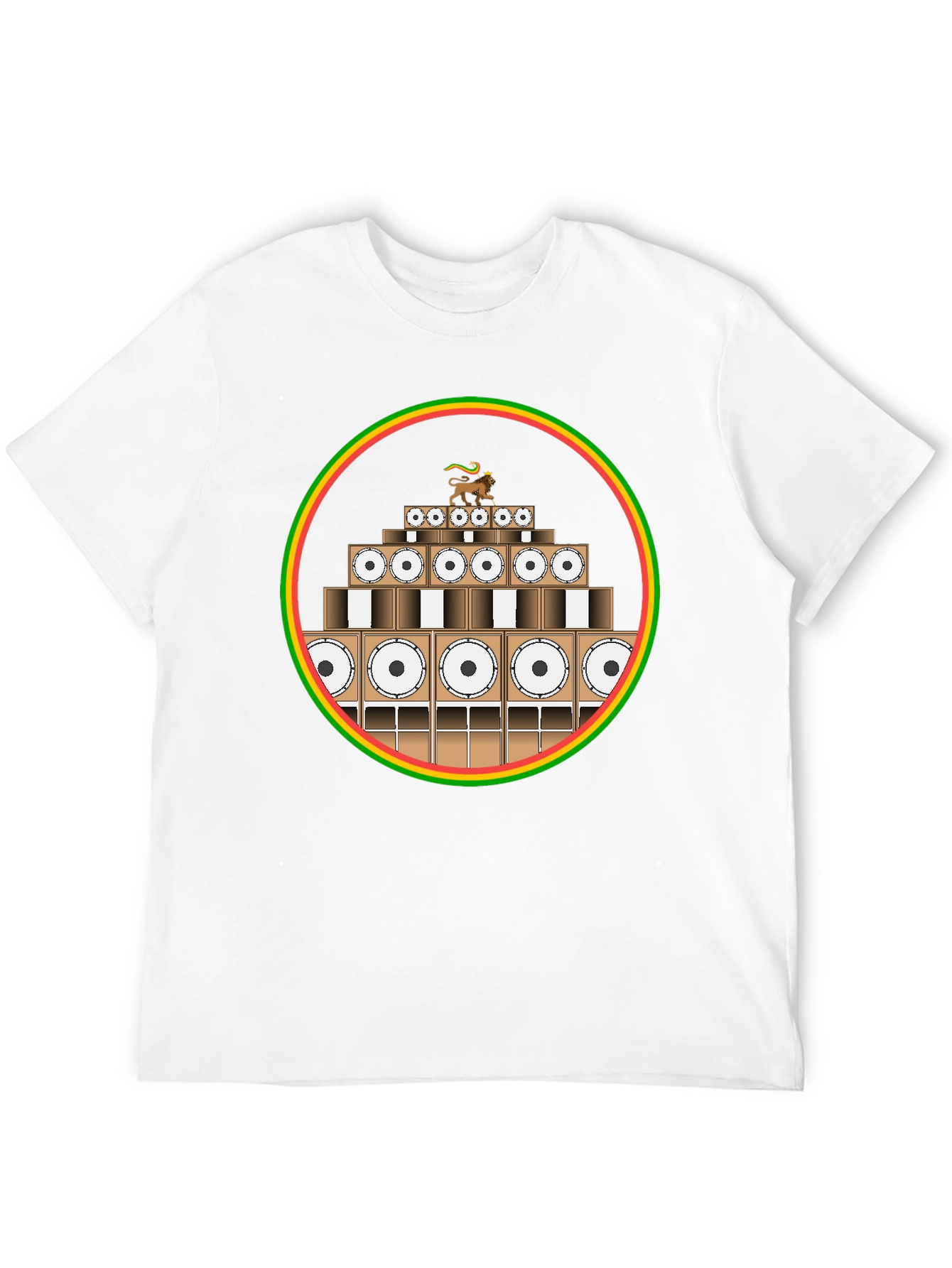Rasta Sound System Black T-Shirt
