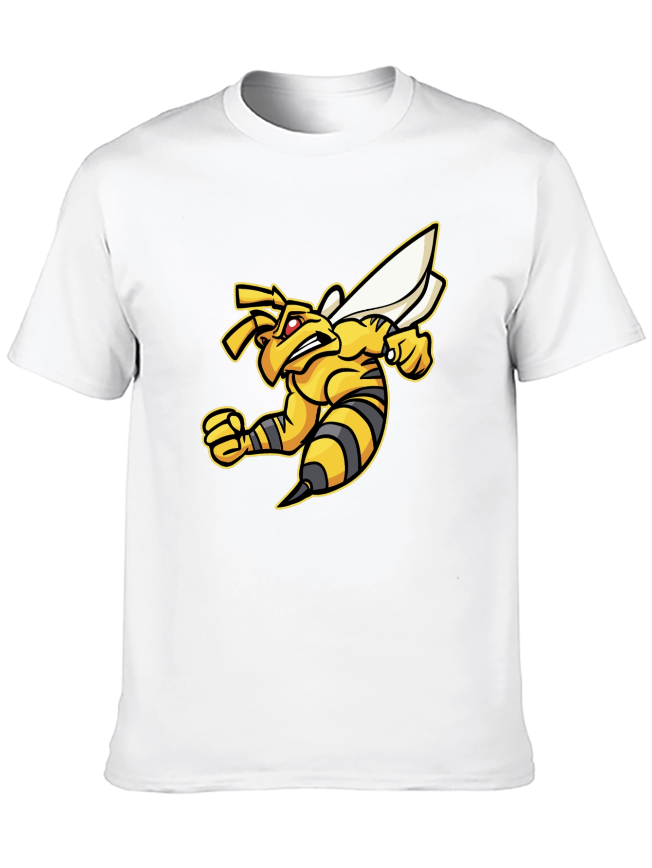 Angry Bee Graphic Tee - Black