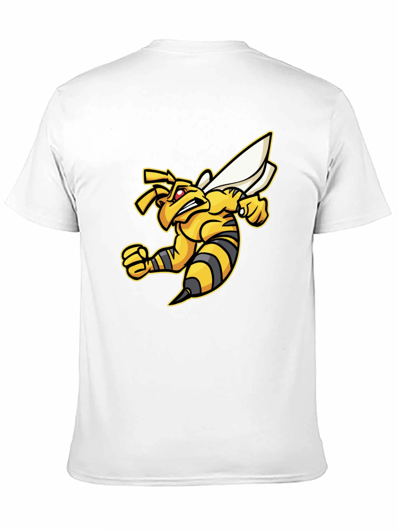 Angry Bee Graphic Tee - Black