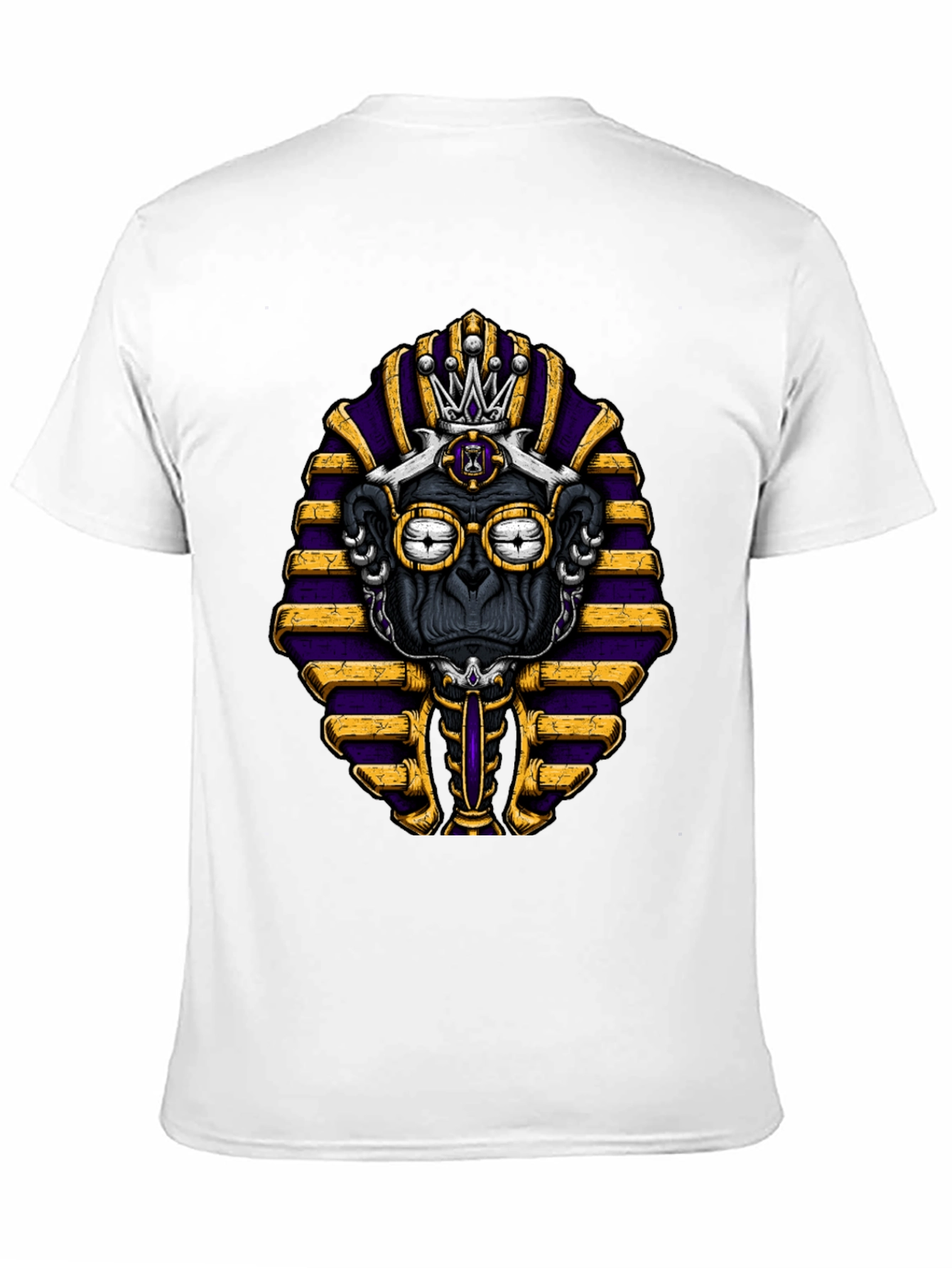 Pharaoh Monkey Graphic Tee - Black T-Shirt