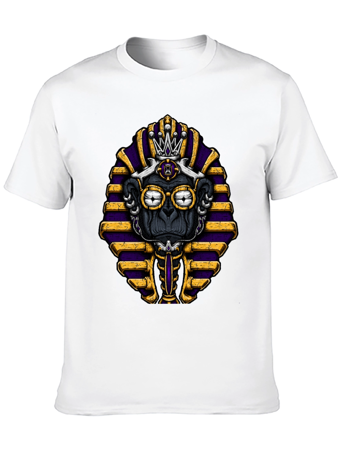 Pharaoh Monkey Graphic Tee - Black T-Shirt