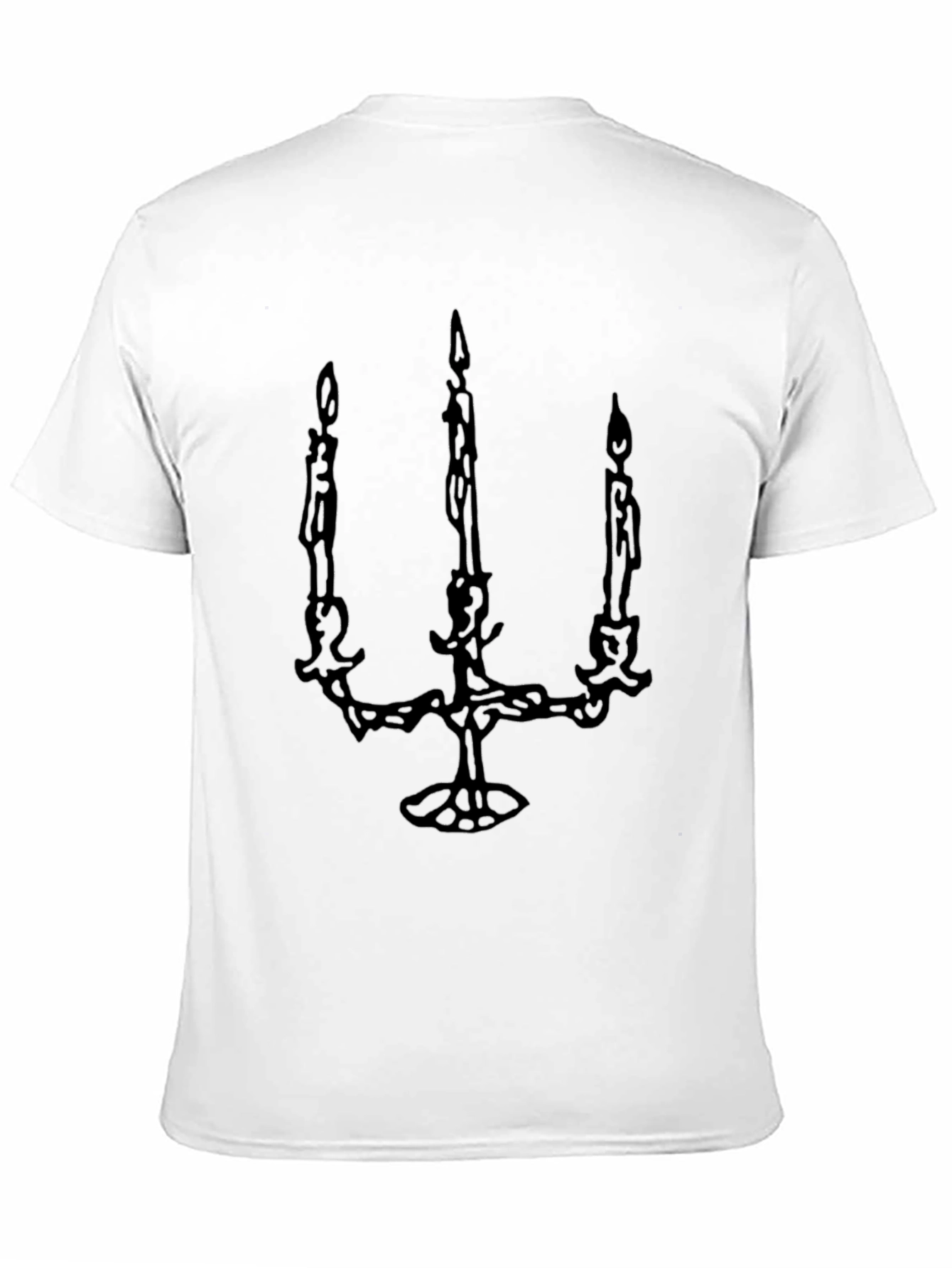 Candelabra Graphic Tee - Unisex Black T-Shirt
