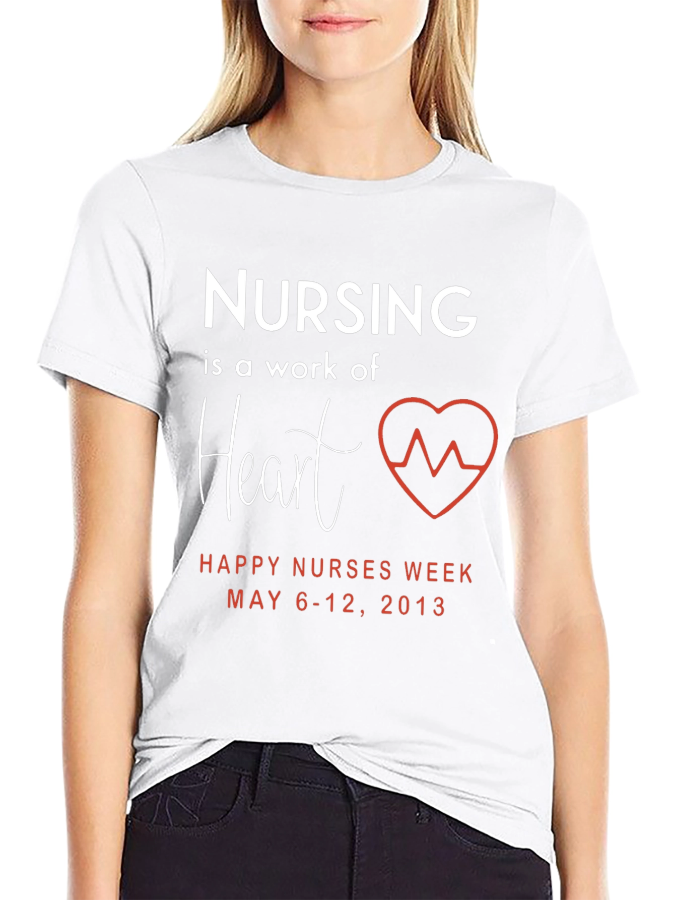 Nursing is a Work of Heart T-Shirt