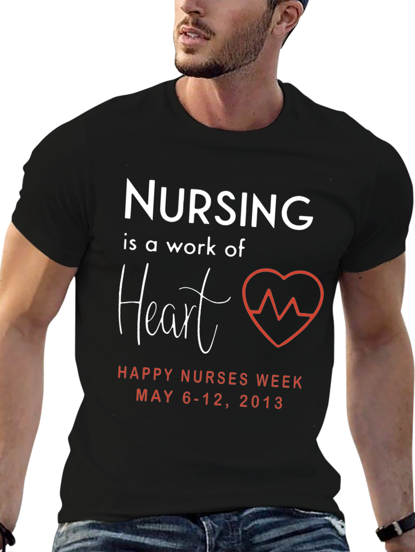 Nursing is a Work of Heart T-Shirt