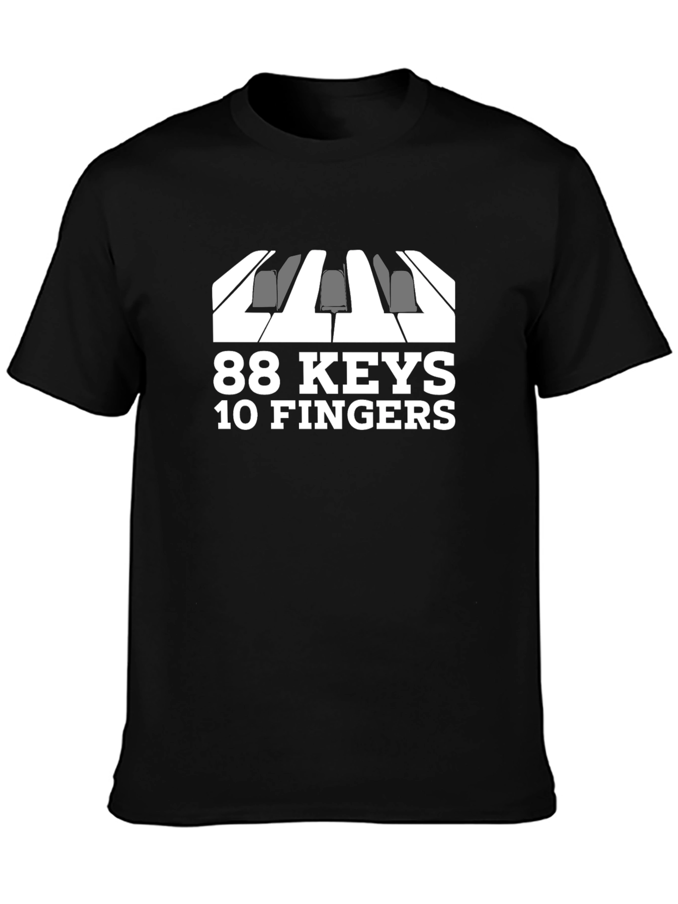 88 Keys 10 Fingers Piano Musician T-Shirt