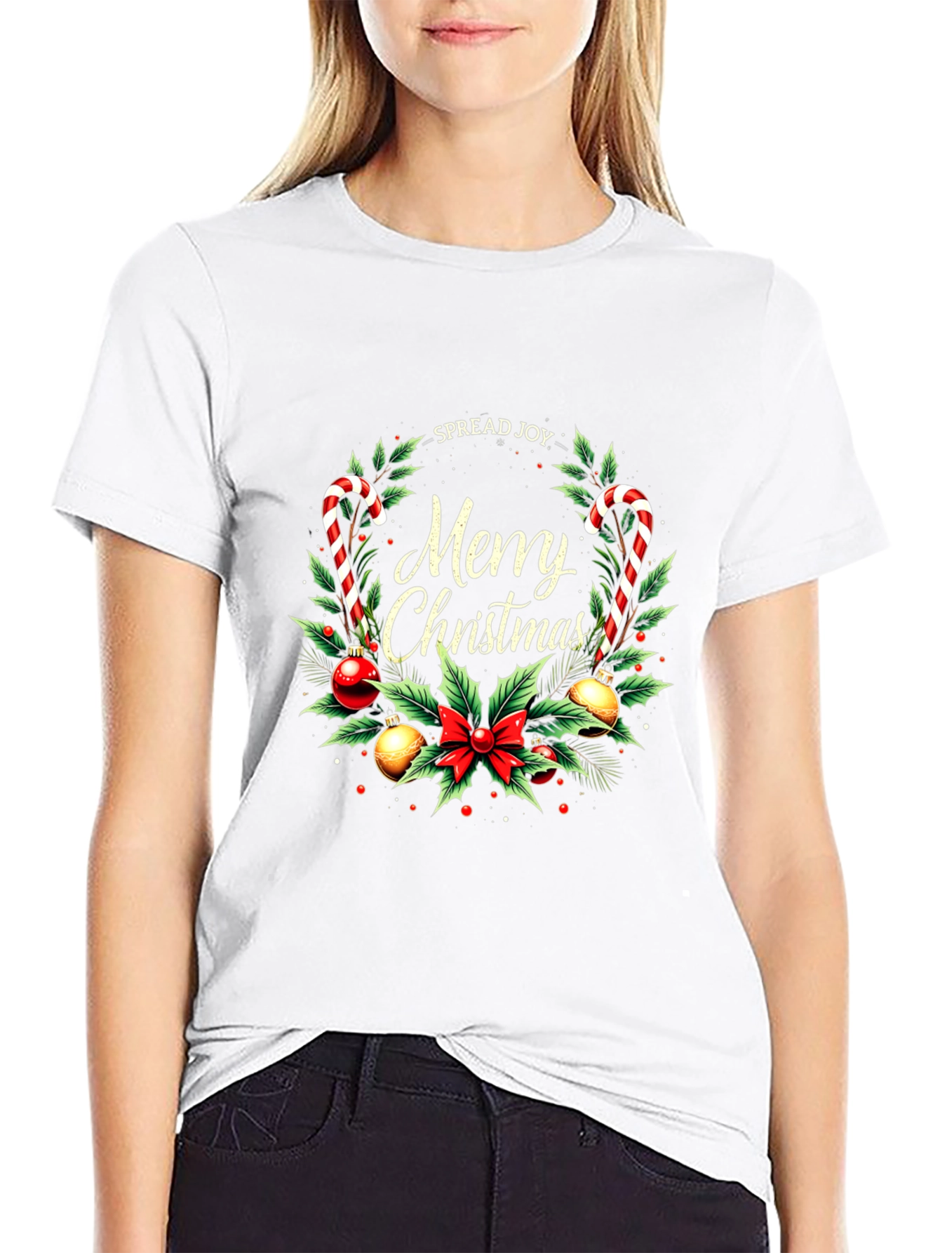 Merry Christmas Graphic Tee - Spread Joy!