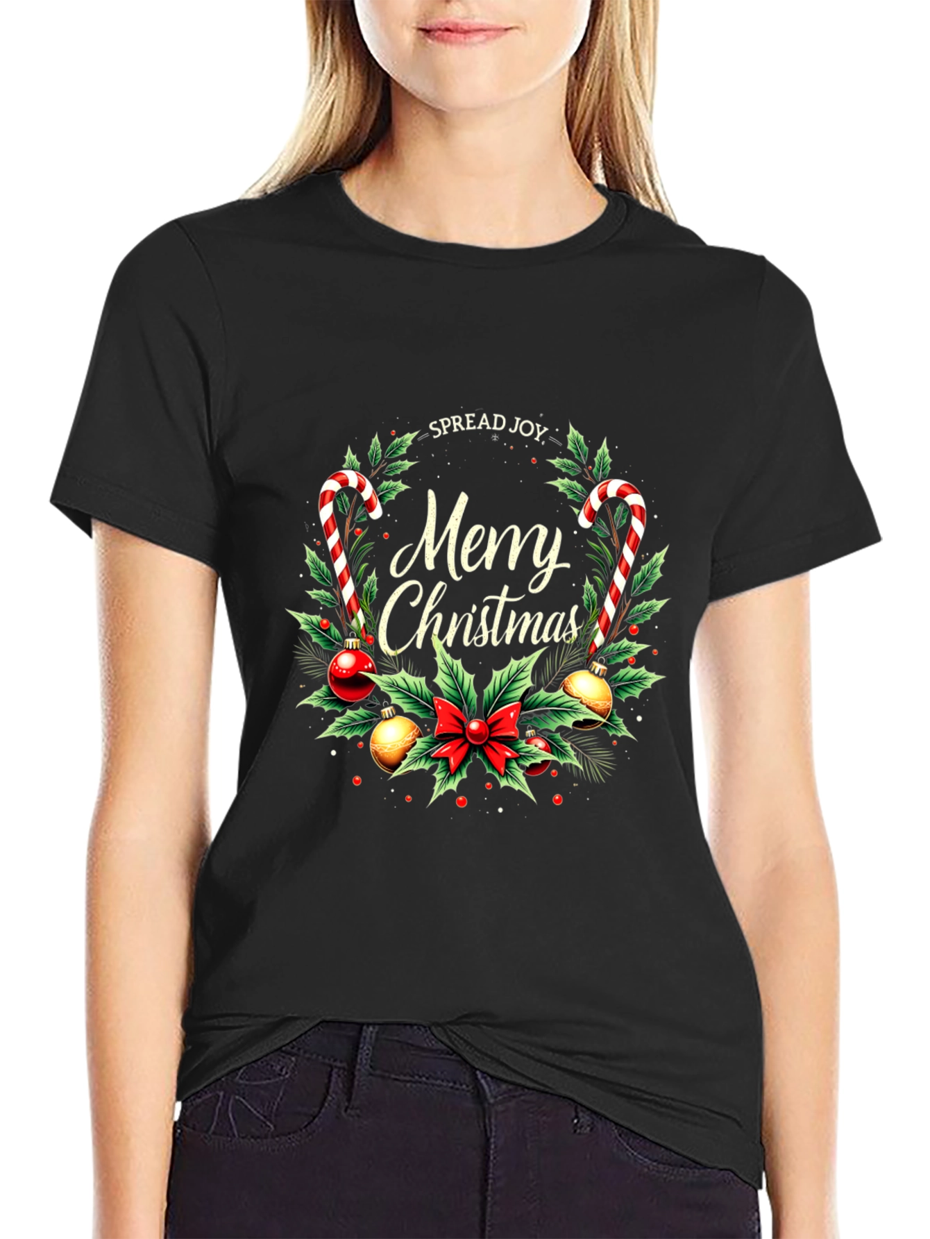 Merry Christmas Graphic Tee - Spread Joy!