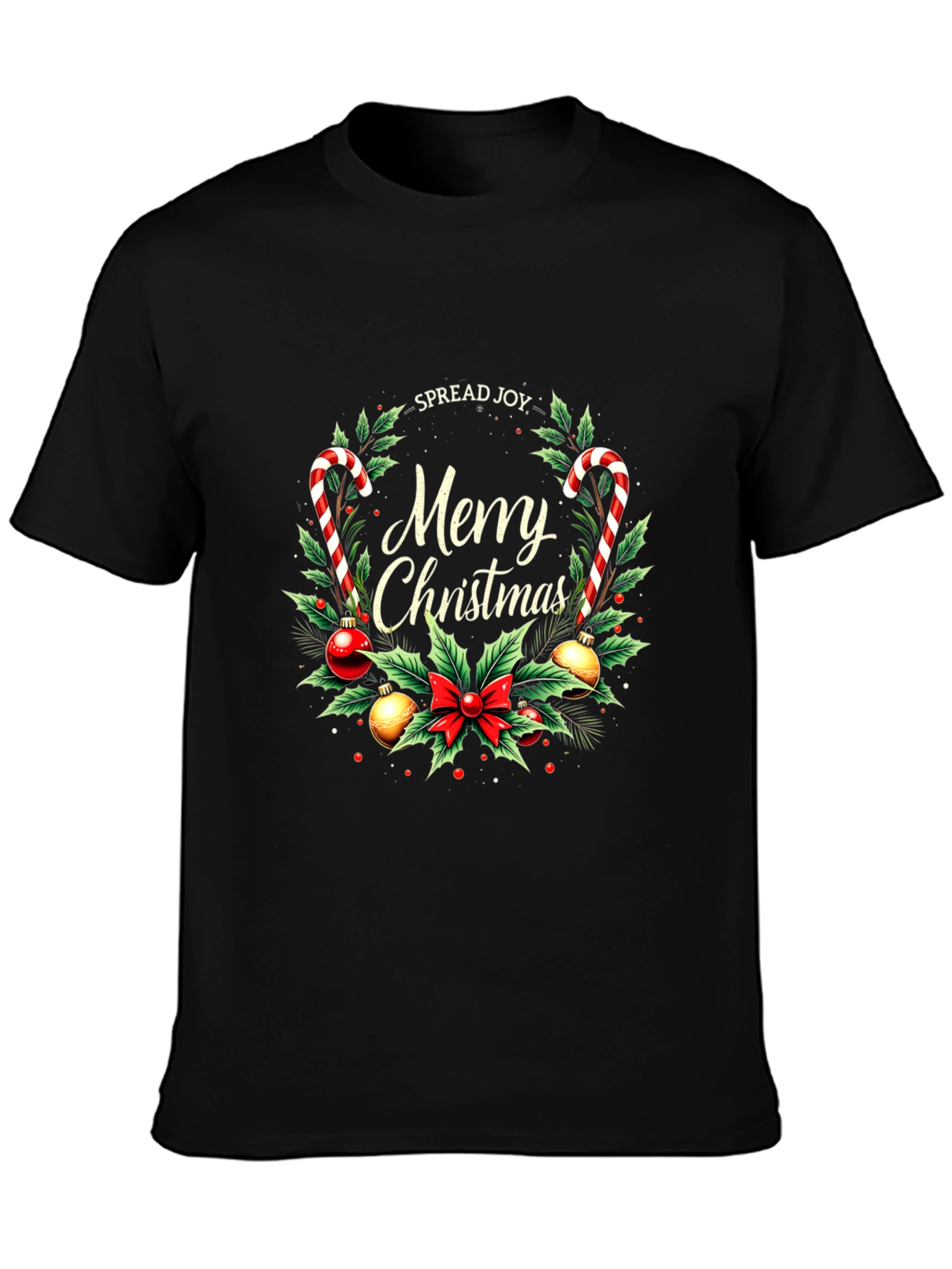 Merry Christmas Graphic Tee - Spread Joy!