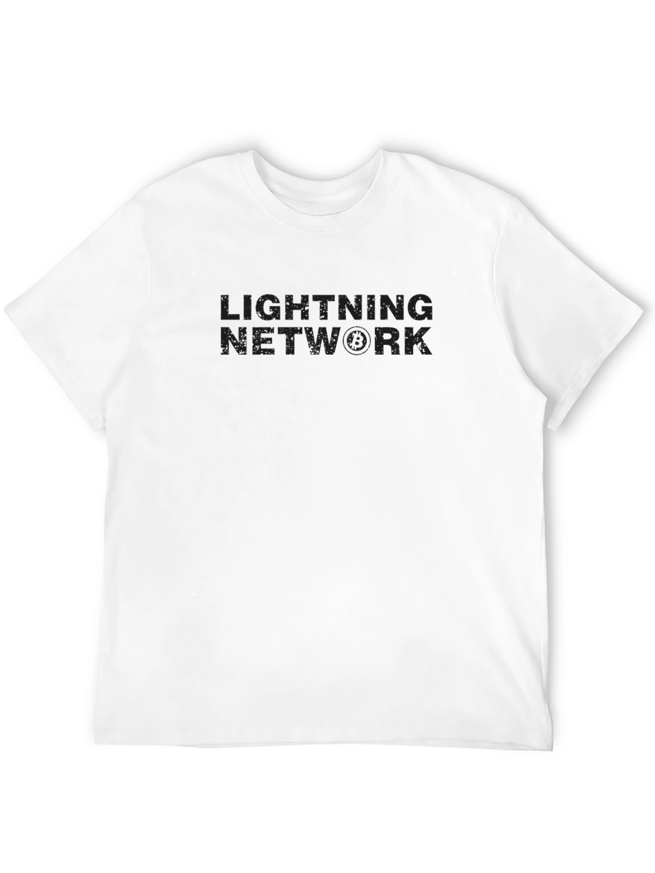 Lightning Network Black T-Shirt - Modern Crypto Fashion