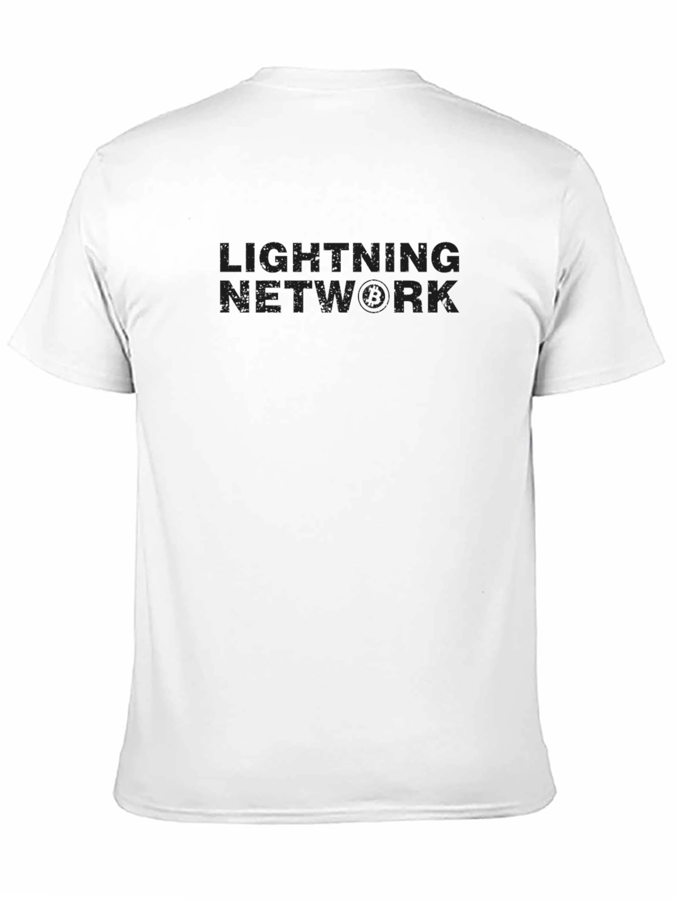Lightning Network Black T-Shirt - Modern Crypto Fashion