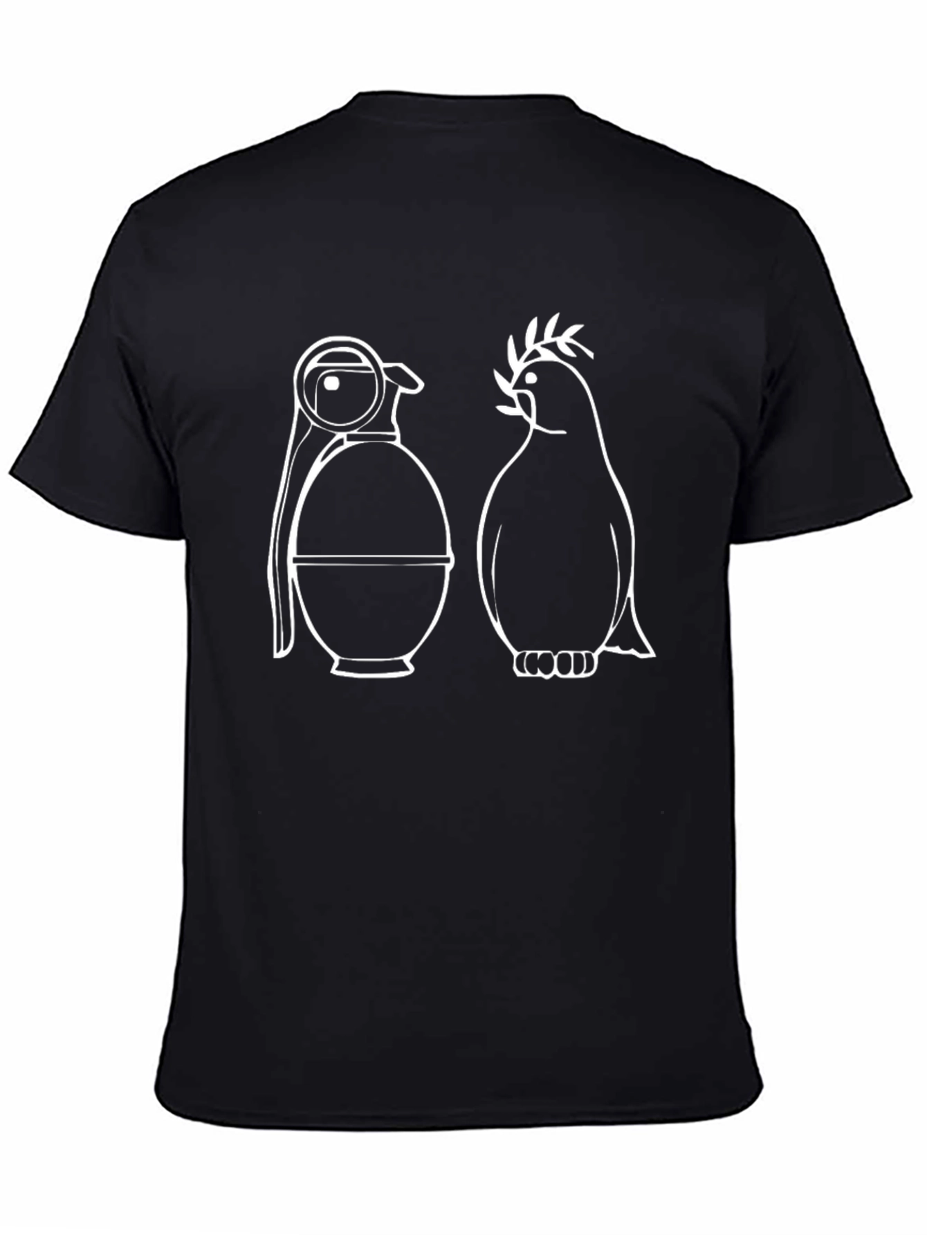 Peace or Pieces T-Shirt: Grenade & Dove Design