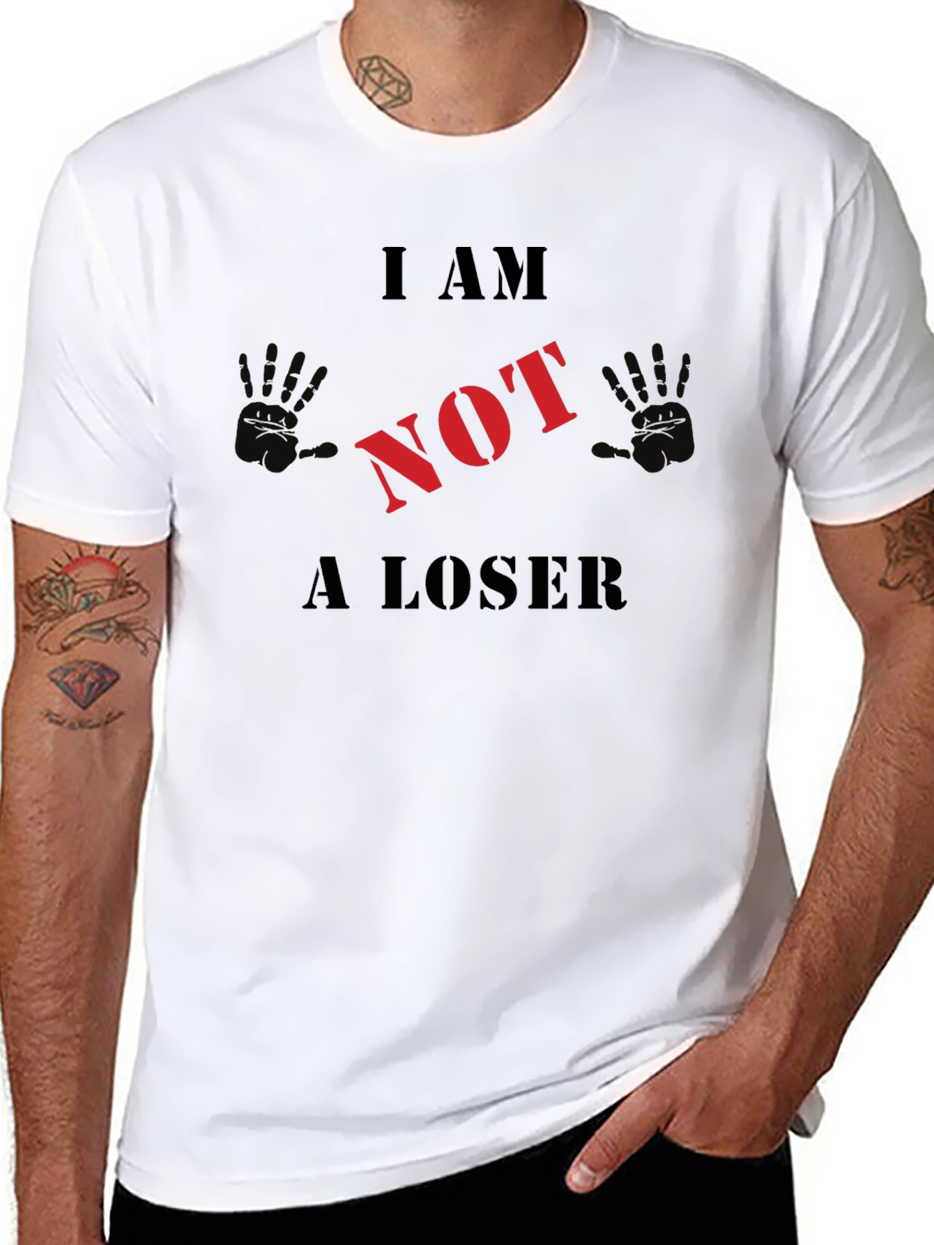 I AM NOT A LOSER Graphic T-Shirt