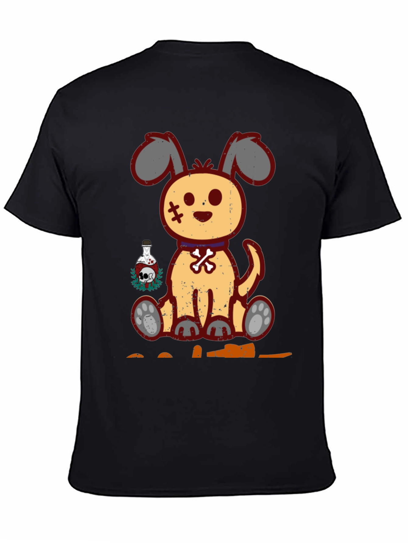 Spooky Cute Dog Graphic Tee - Halloween