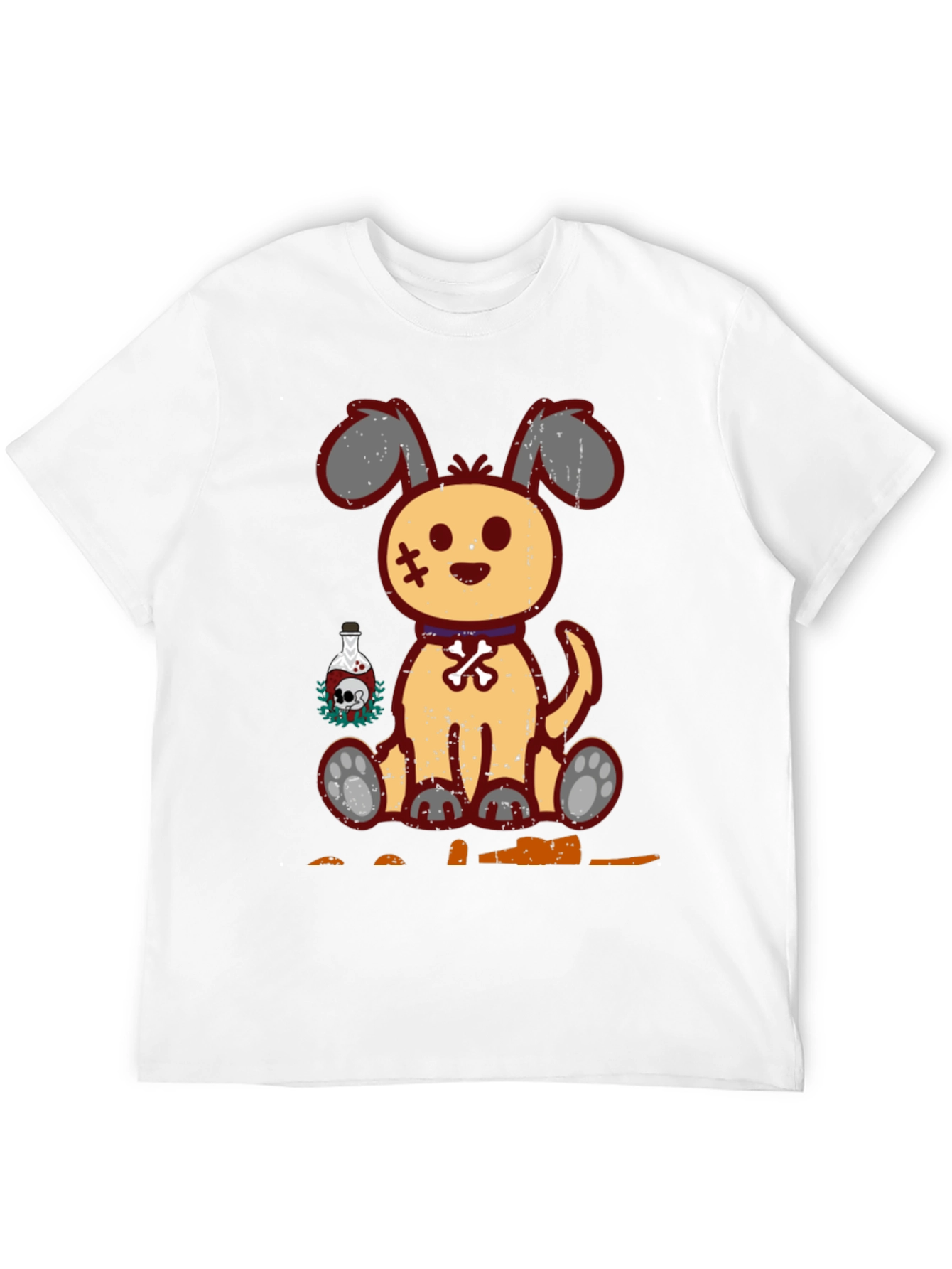 Spooky Cute Dog Graphic Tee - Halloween