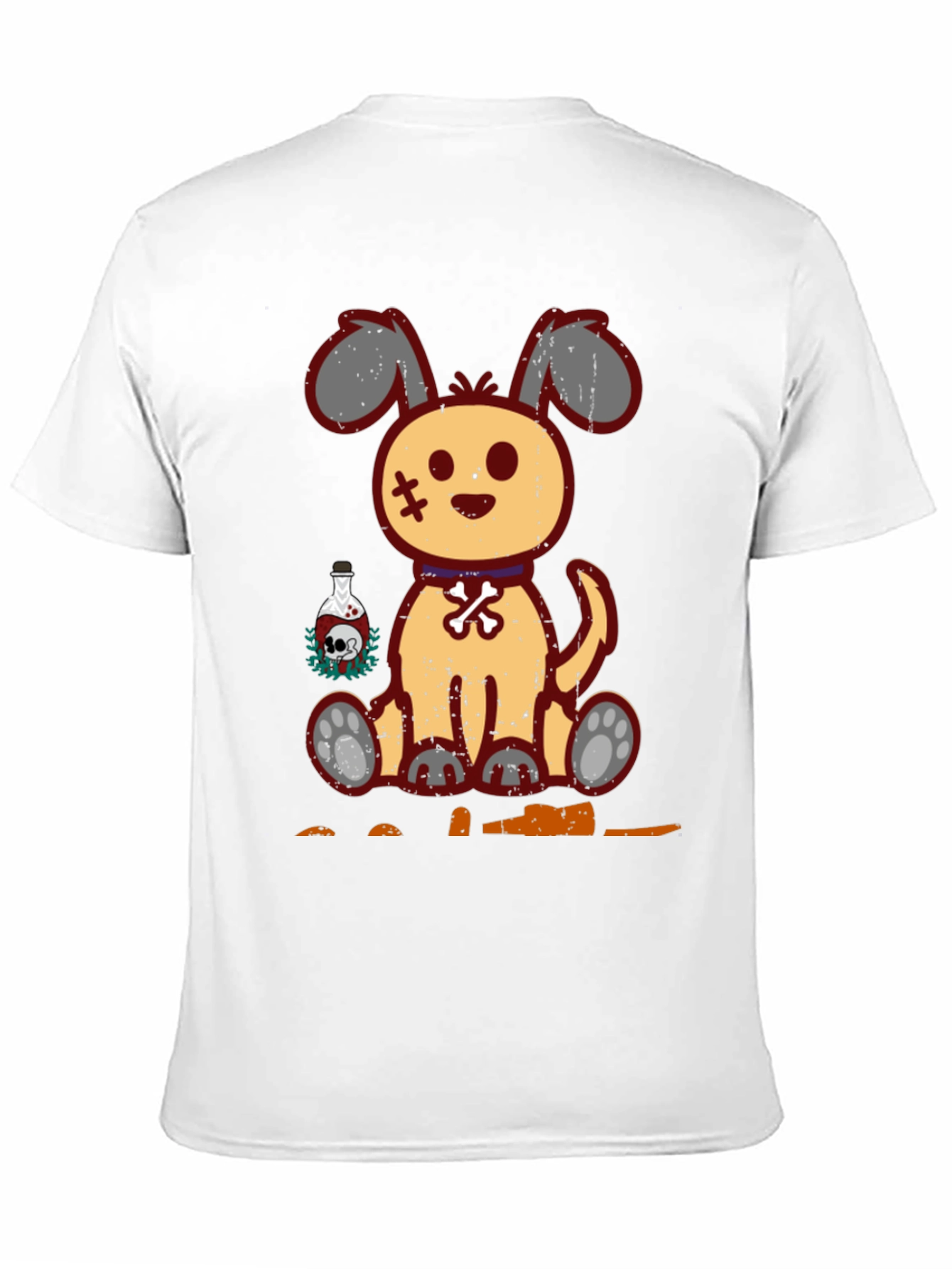 Spooky Cute Dog Graphic Tee - Halloween