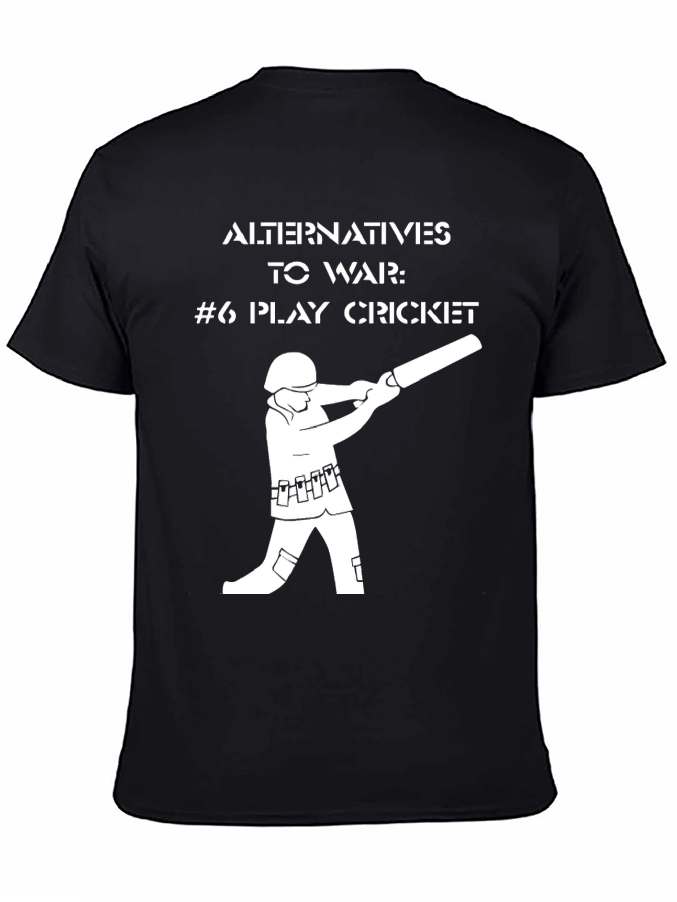 Alternatives to War Cricket T-Shirt