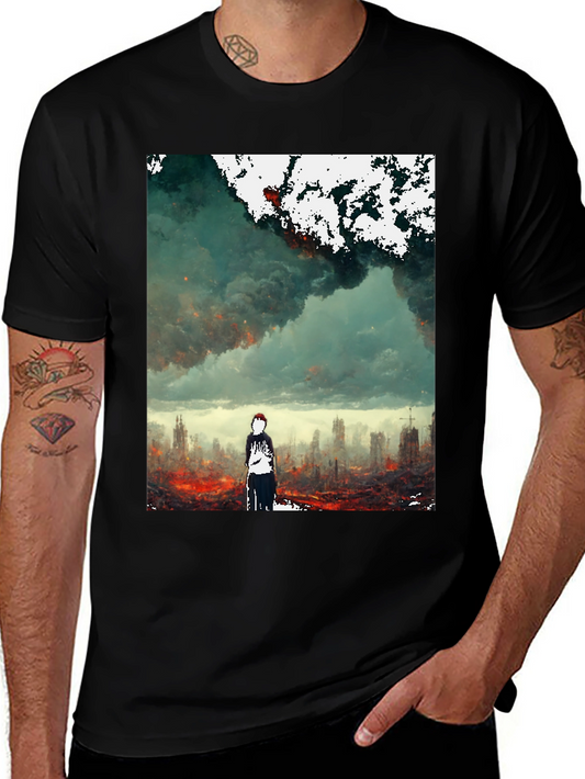 Post-Apocalyptic Graphic T-Shirt - Premium Cotton