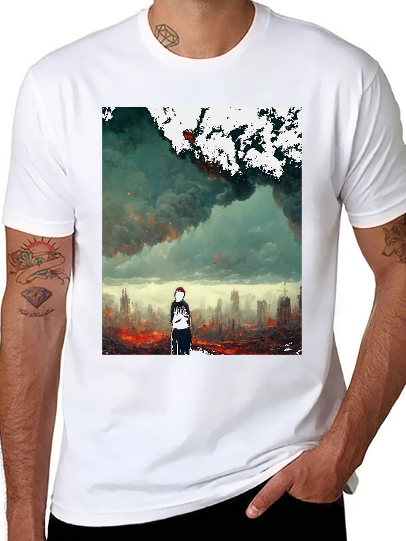 Post-Apocalyptic Graphic T-Shirt - Premium Cotton