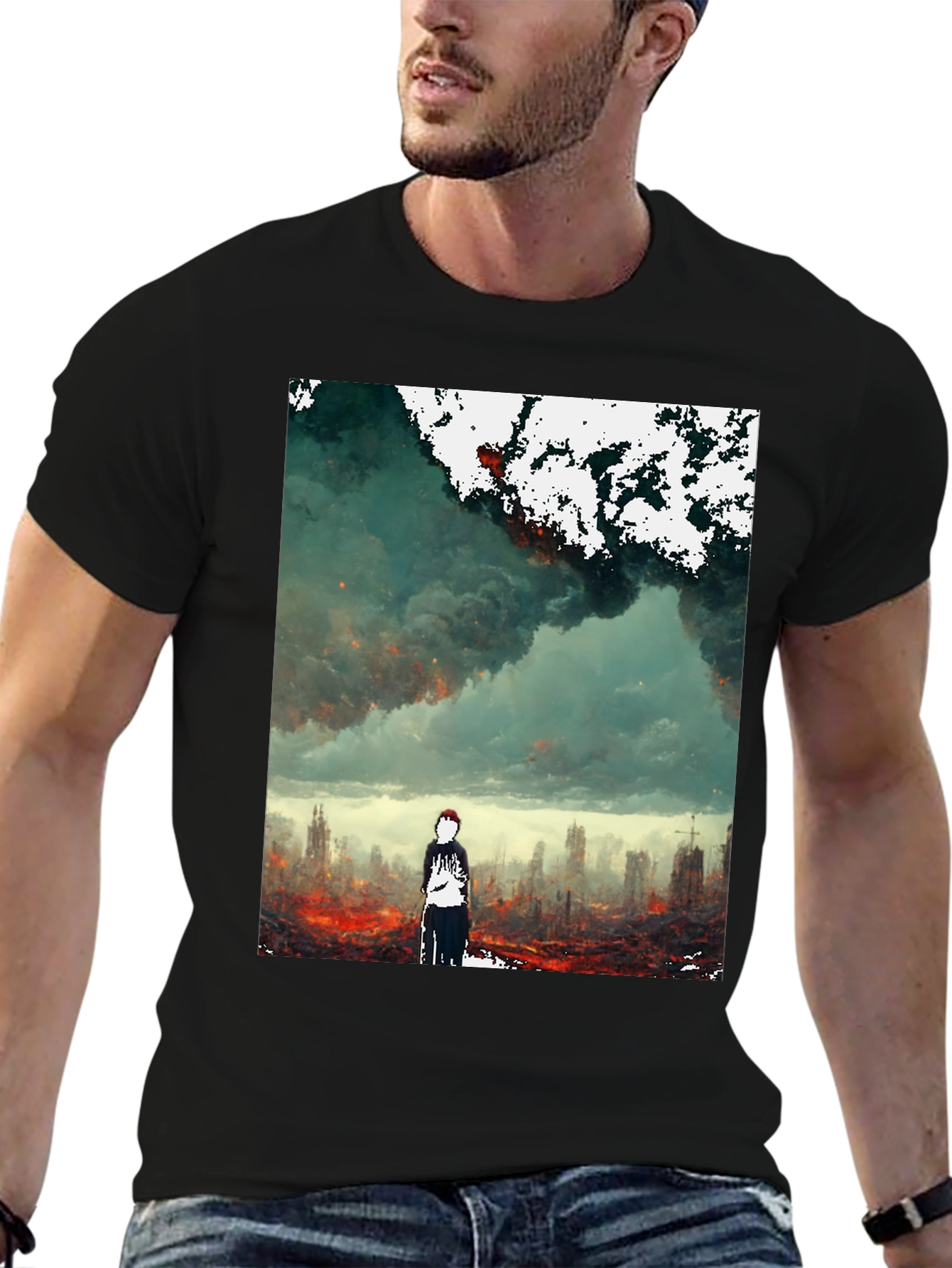 Post-Apocalyptic Graphic T-Shirt - Premium Cotton