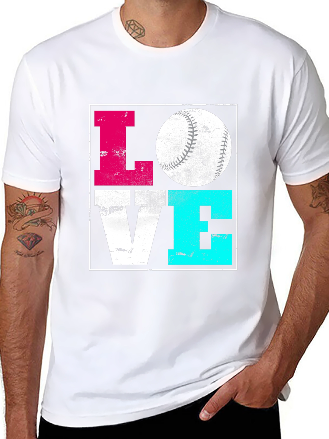 Baseball Love Graphic T-Shirt