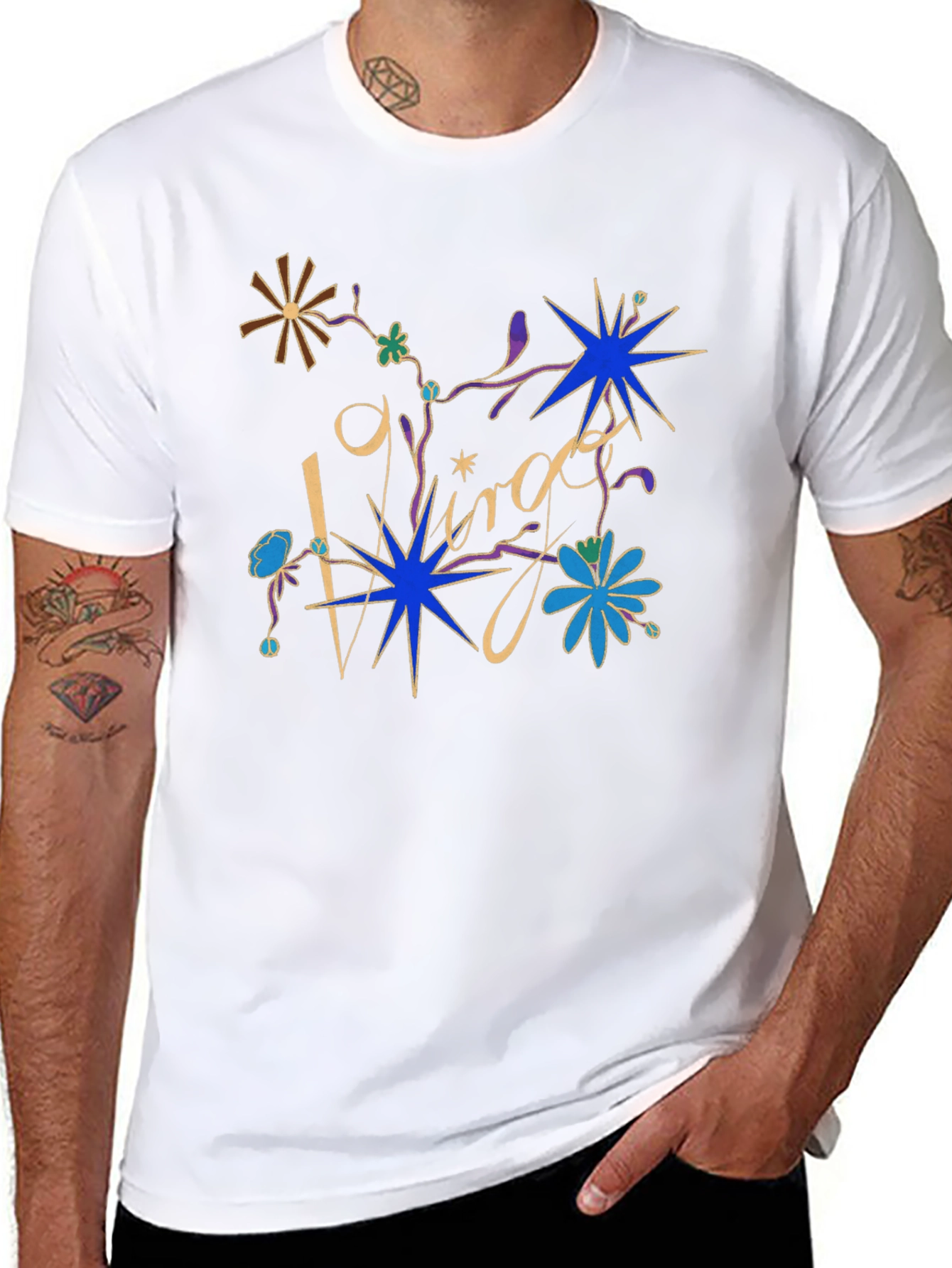 Virgo Zodiac Graphic Tee - Stylish & Comfortable