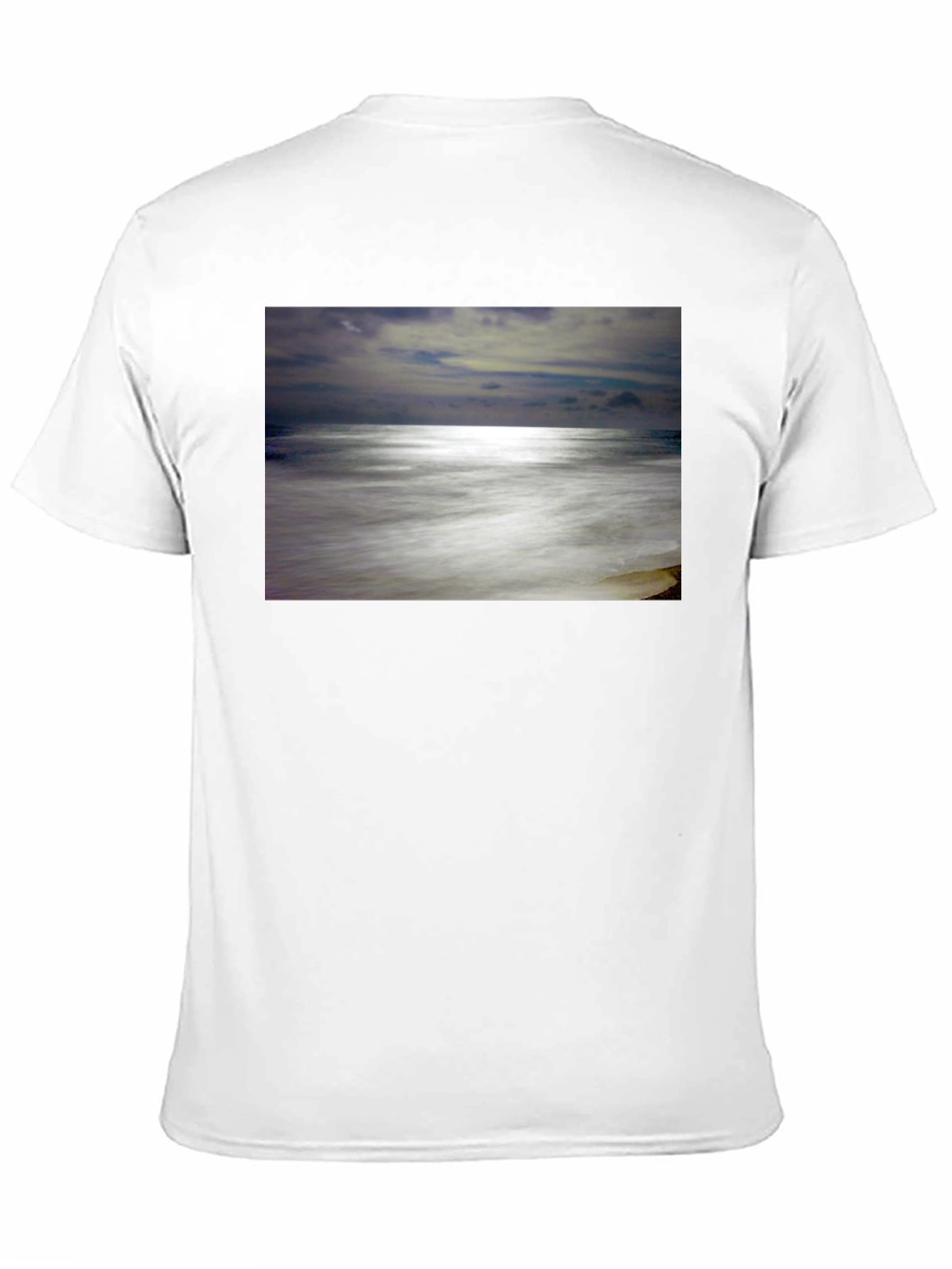 Ocean Scene Graphic Black T-Shirt
