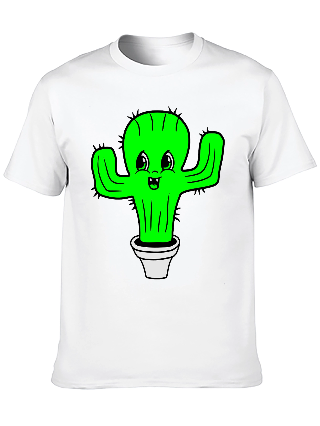 Cactus Graphic Black T-Shirt