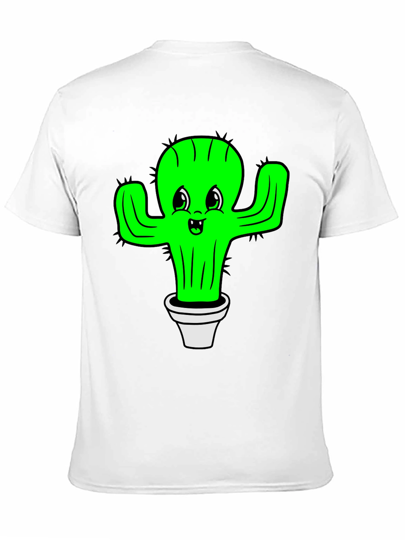 Cactus Graphic Black T-Shirt