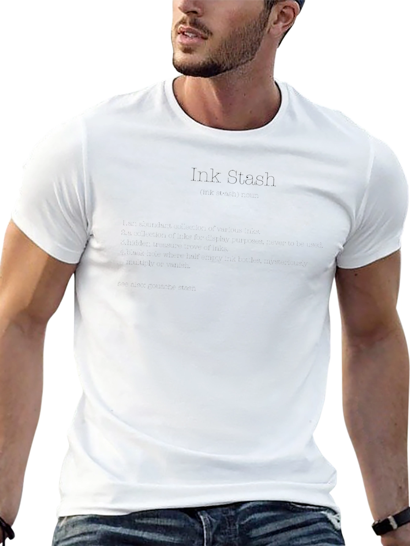 Classic Black Crew Neck Tee