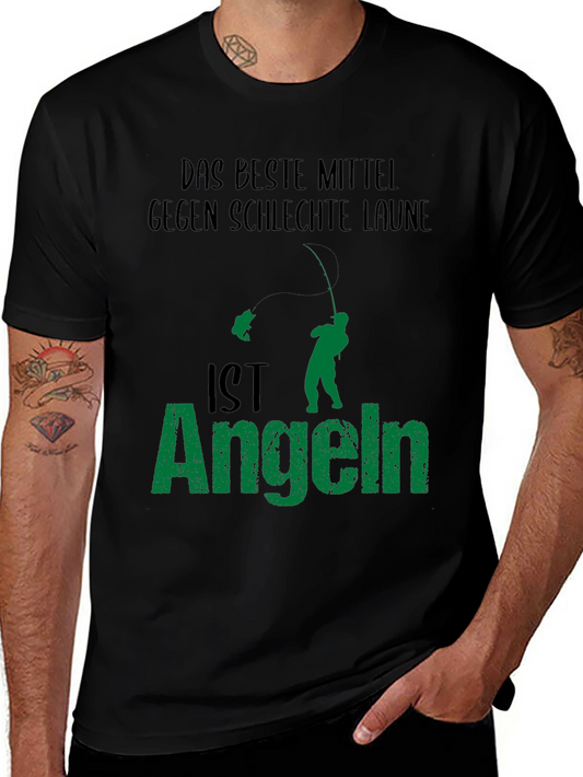 Angeln Fishing T-Shirt - Das Beste Mittel Gegen Schlechte Laune