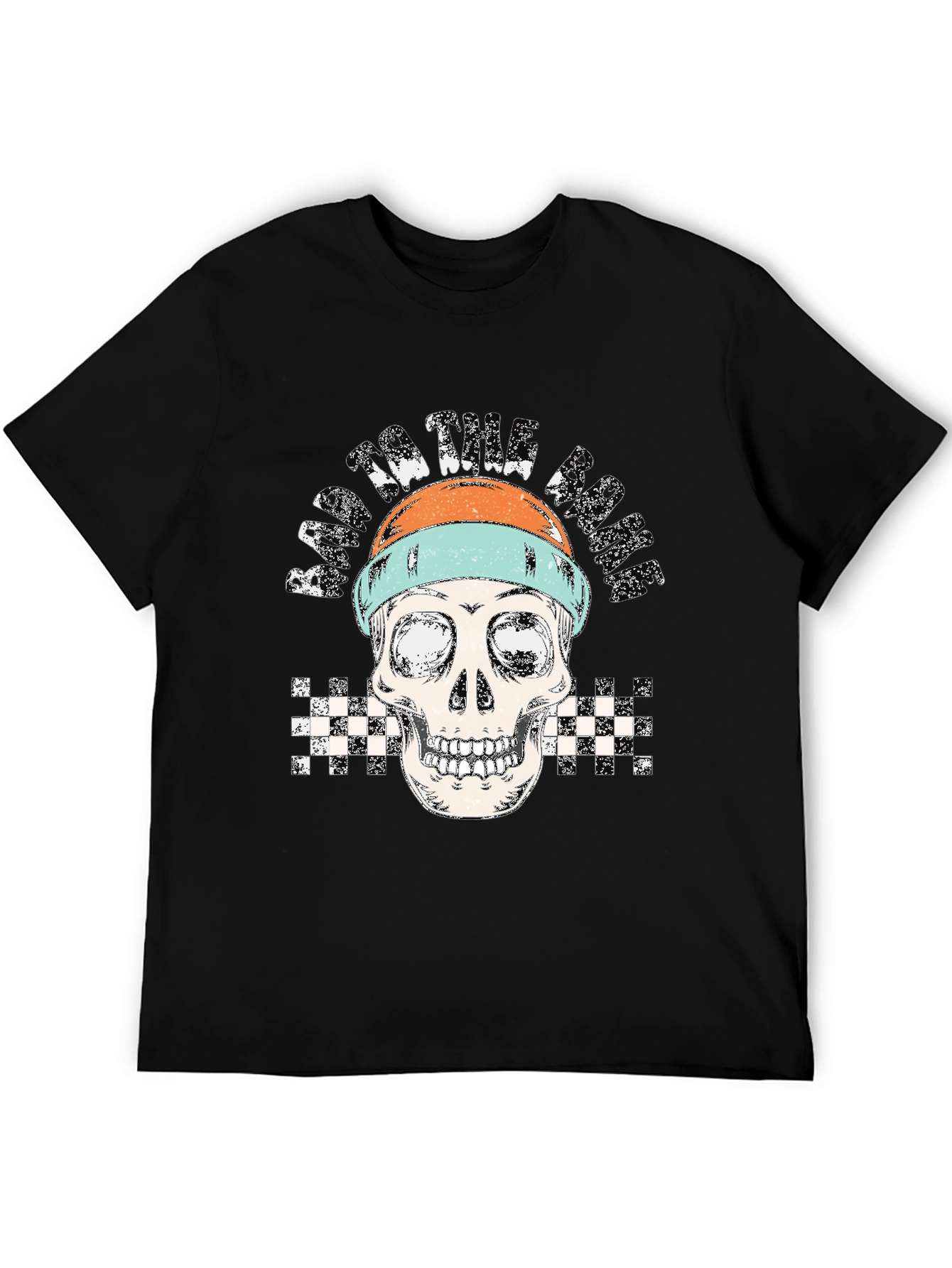Racing to the Grave Skull Graphic Tee