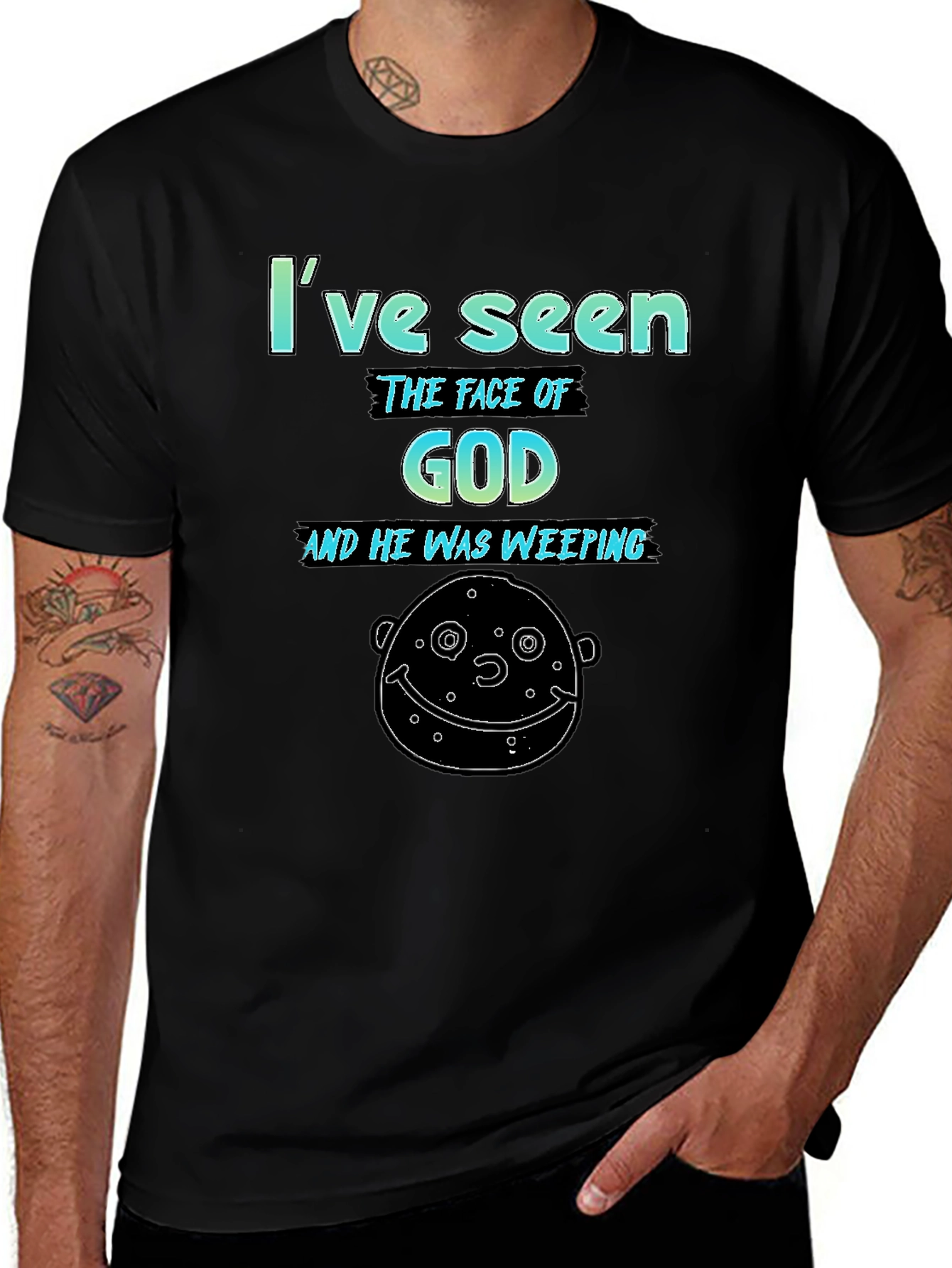 Ive Seen The Face of God Mens Graphic Tee